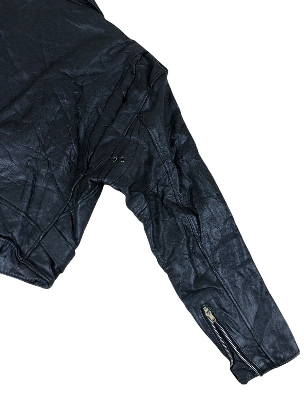 Vintage 1980s Mex Tex Classic Motorcycle Leather Biker Jacket Size US XS / EU 42 / 0 - 8 Thumbnail