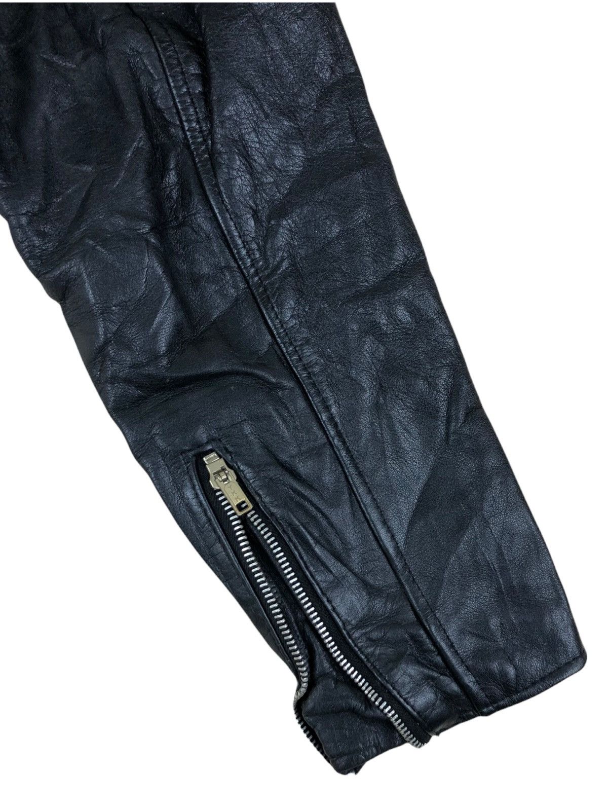 Vintage 1980s Mex Tex Classic Motorcycle Leather Biker Jacket Size US XS / EU 42 / 0 - 10 Thumbnail