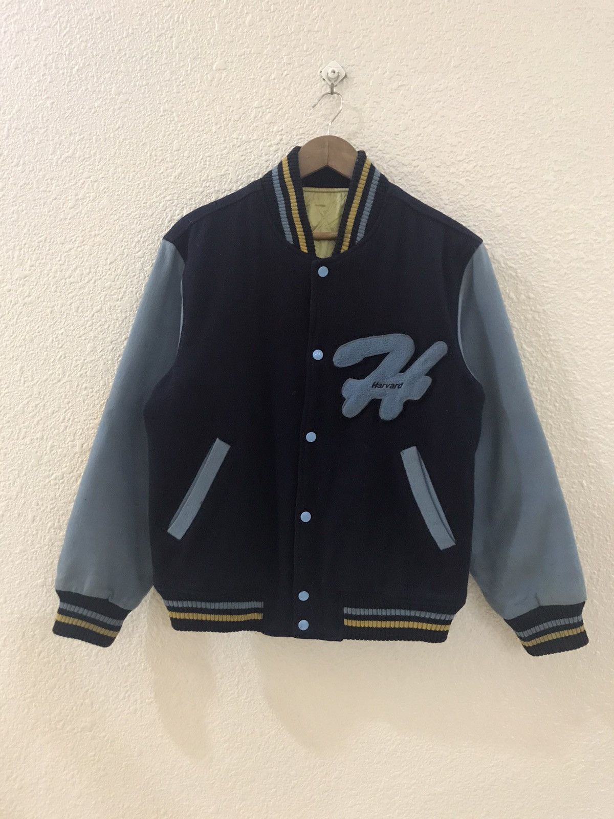 Vintage Vintage Harvard varsity wool jacket Size US M / EU 48-50 / 2 - 2 Thumbnail
