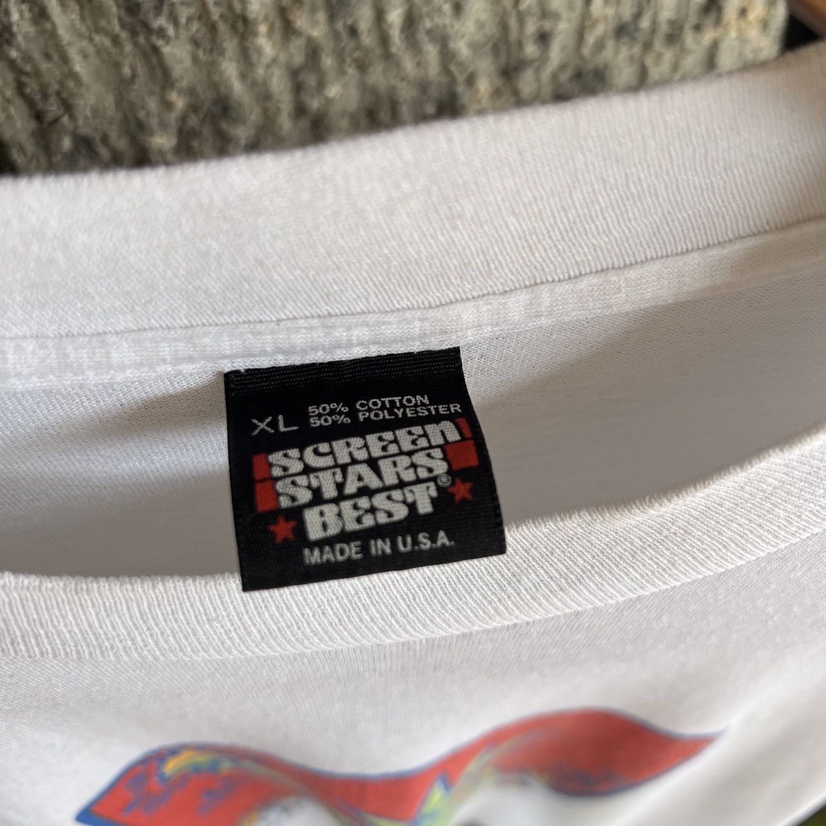 Vintage 1986 Keith Haring City Kids Speak On Liberty Art Tee Shirt Size US L / EU 52-54 / 3 - 6 Thumbnail