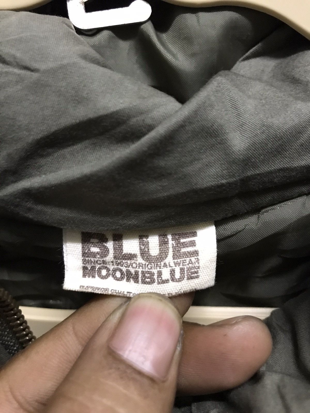 Japanese Brand Blue moon blue fur hoodie jacket Size US M / EU 48-50 / 2 - 3 Thumbnail