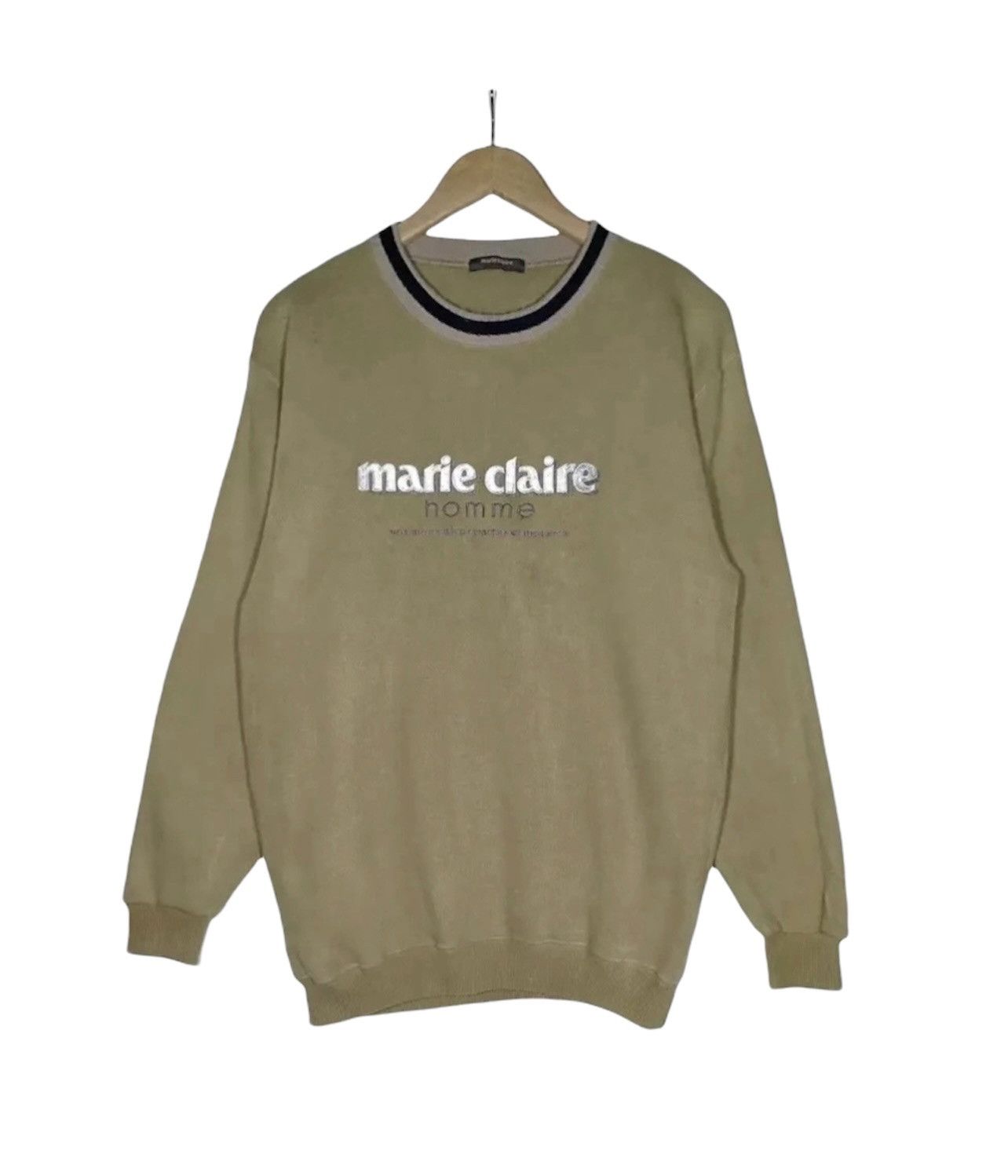 Japanese Brand marie claire sweatshirt pullover jumper crewneck Size US L / EU 52-54 / 3 - 1 Thumbnail