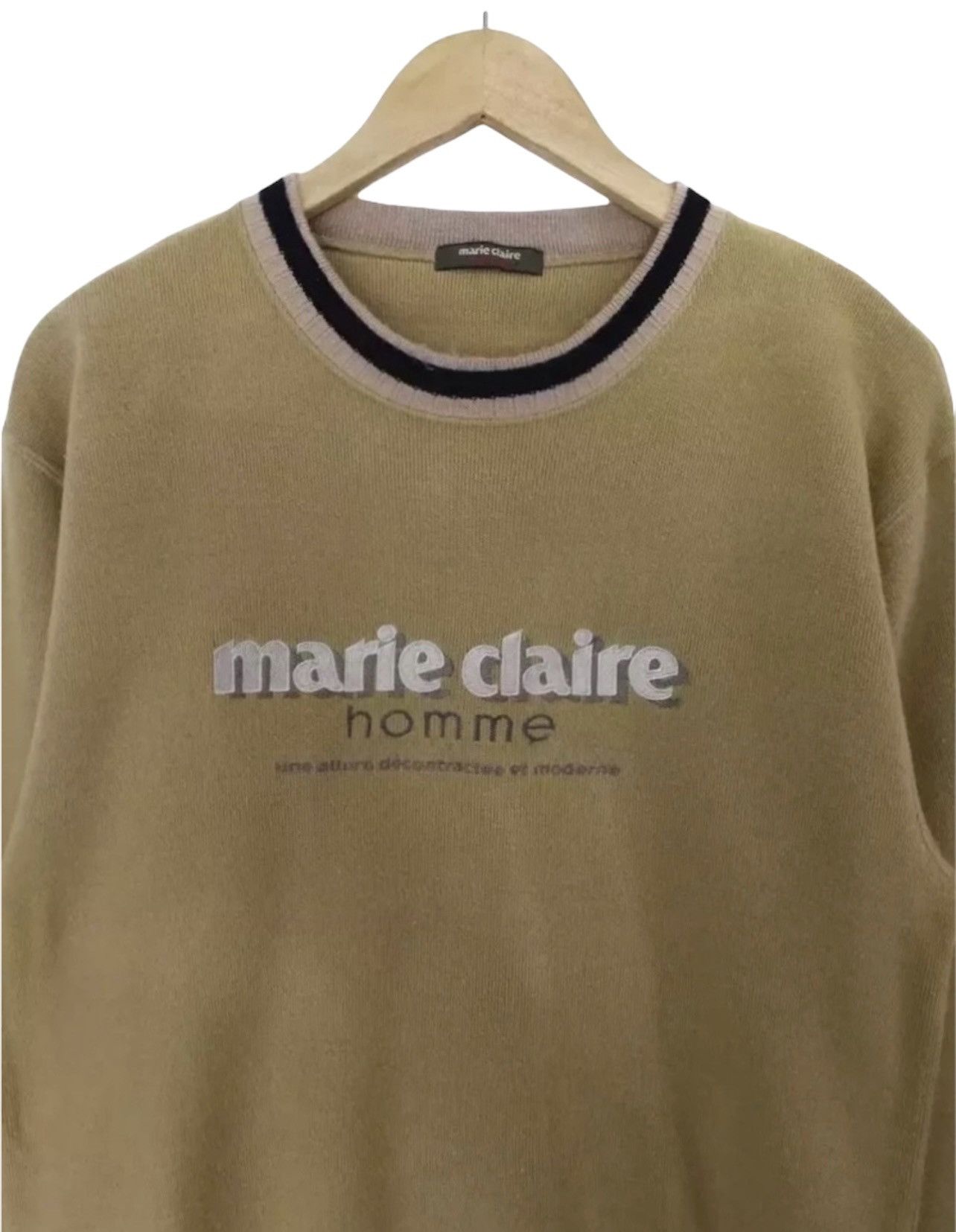 Japanese Brand marie claire sweatshirt pullover jumper crewneck Size US L / EU 52-54 / 3 - 2 Thumbnail