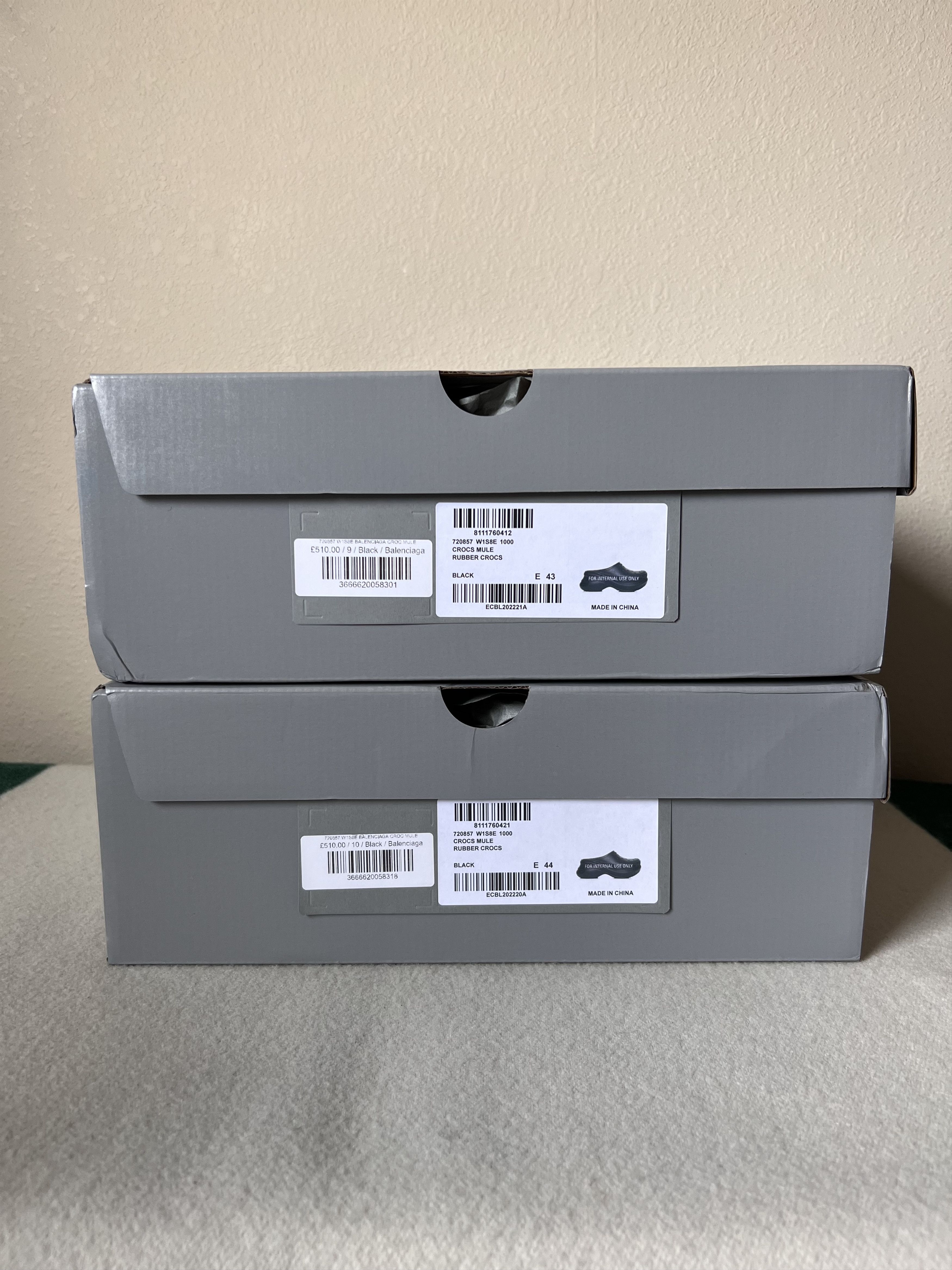 Balenciaga × Crocs Balenciaga Crocs Rubber Mules in Black Size US 11 / EU 44 - 9 Thumbnail