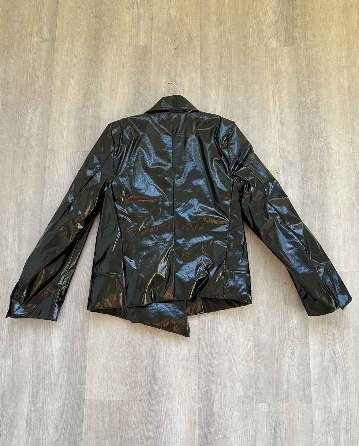 Balenciaga Balenciaga Black Crinkled Blazer Size US M / EU 48-50 / 2 - 11 Thumbnail