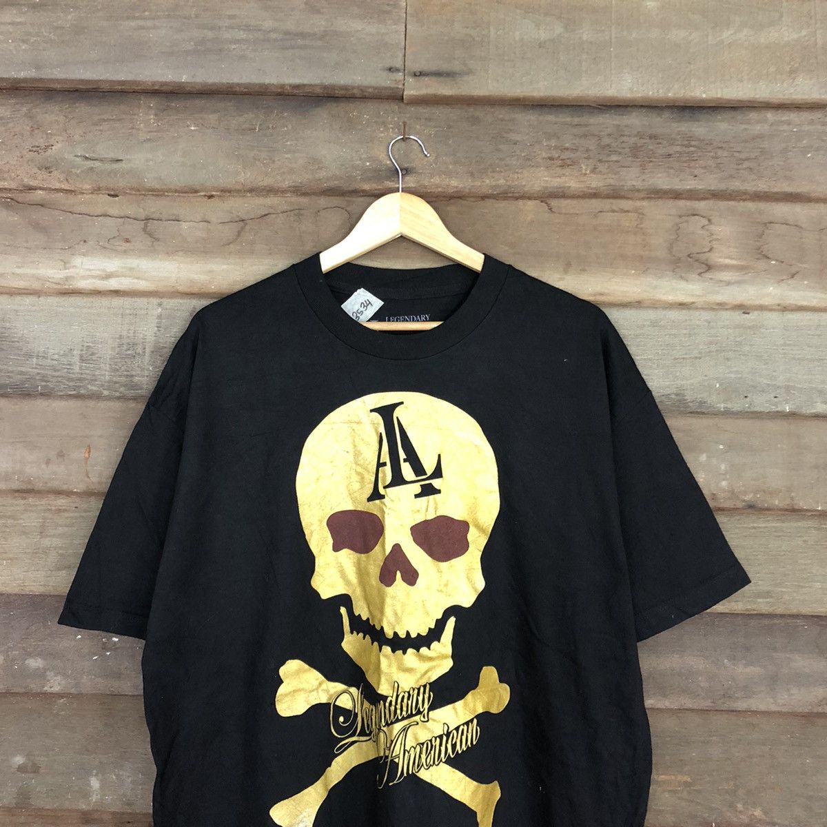 Japanese Brand × Legendary Goods Lagendary American skull Black Short Sleeve Tshirt #3534 Size US XL / EU 56 / 4 - 7 Thumbnail
