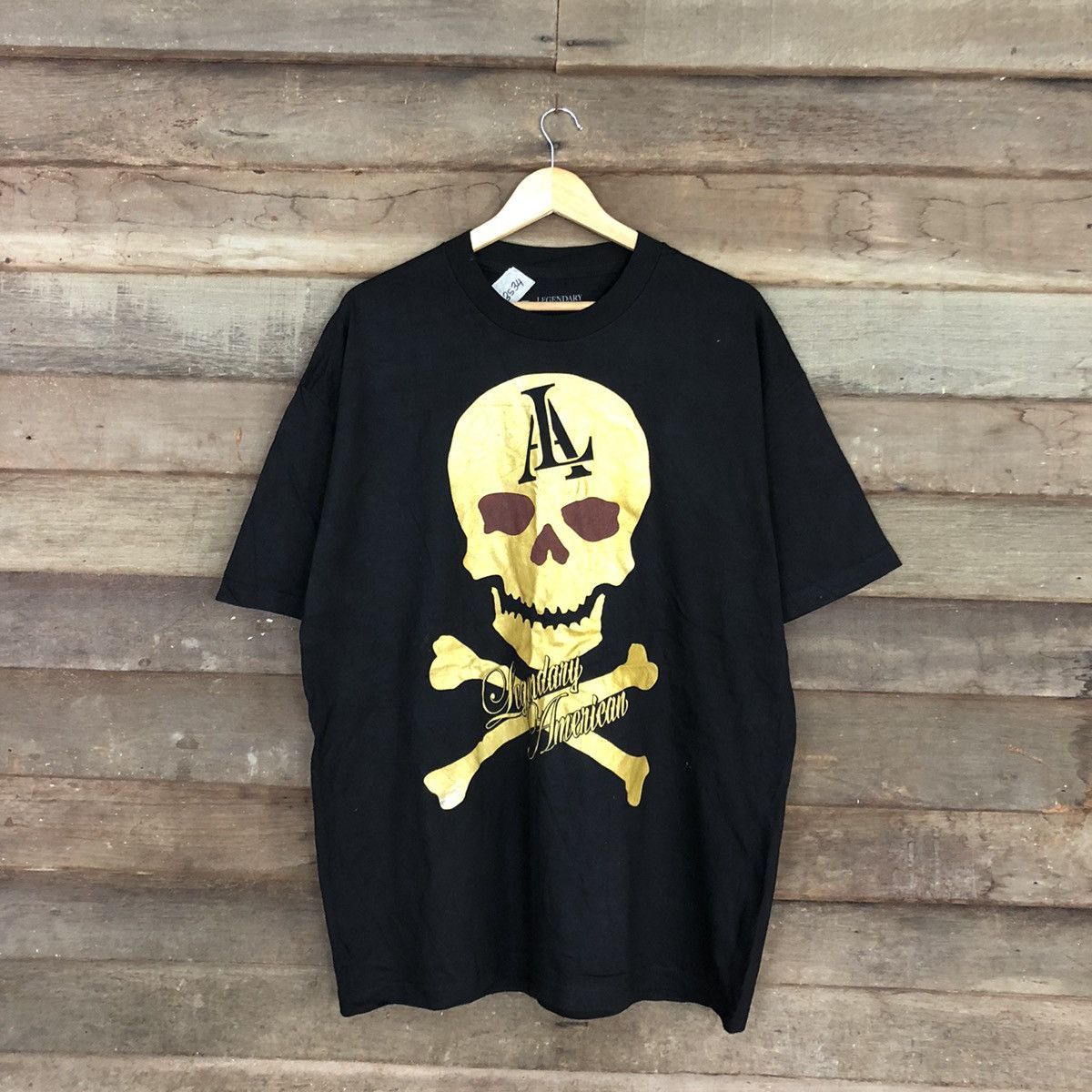 Japanese Brand × Legendary Goods Lagendary American skull Black Short Sleeve Tshirt #3534 Size US XL / EU 56 / 4 - 1 Thumbnail