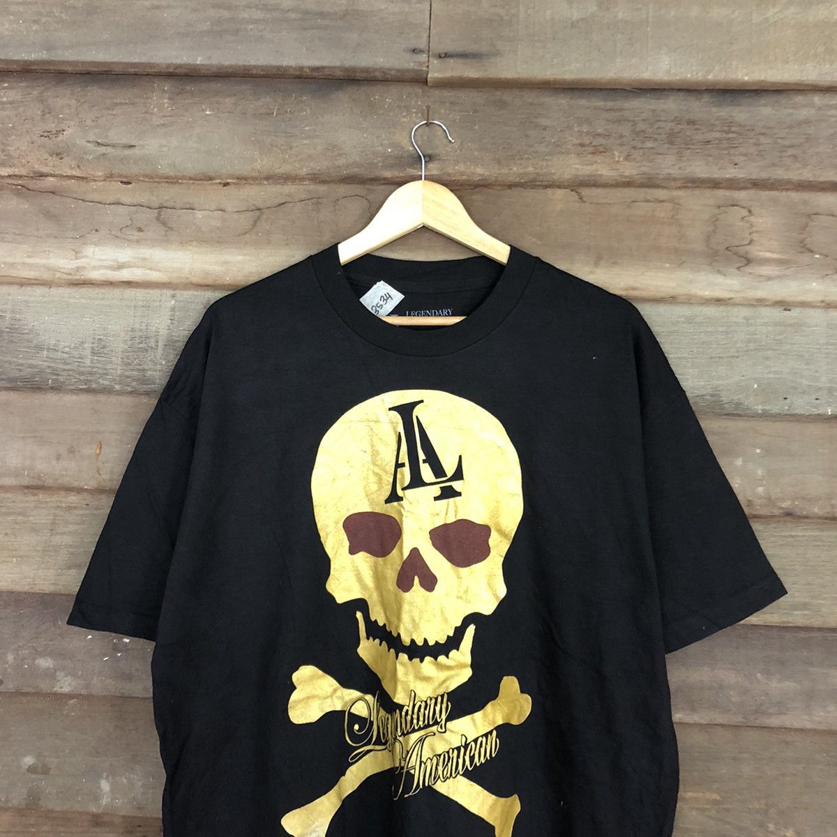 Japanese Brand × Legendary Goods Lagendary American skull Black Short Sleeve Tshirt #3534 Size US XL / EU 56 / 4 - 2 Thumbnail