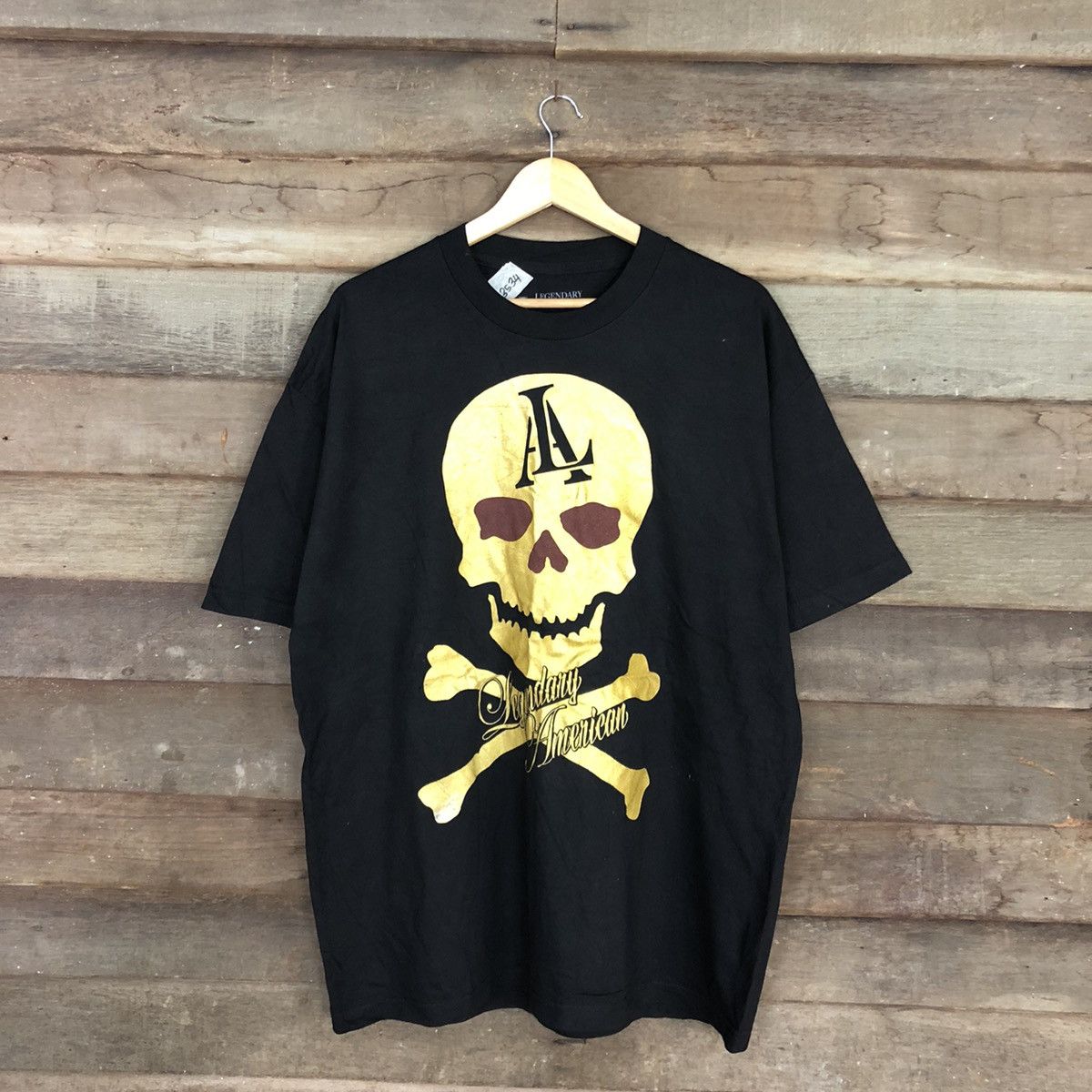 Japanese Brand × Legendary Goods Lagendary American skull Black Short Sleeve Tshirt #3534 Size US XL / EU 56 / 4 - 3 Thumbnail