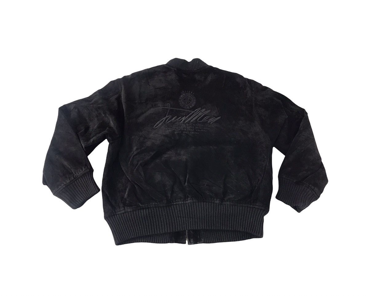 Jun Men Arbitre Velvet Bomber Jacket Padded Quilted Inner