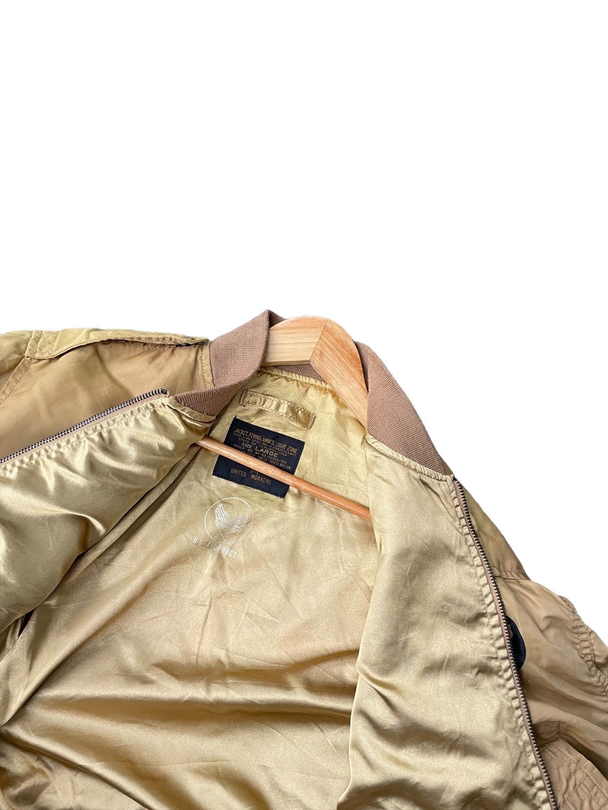 Japanese Brand United Workers Type L-28 Us Air Force Bomber Jacket Size US L / EU 52-54 / 3 - 9 Thumbnail