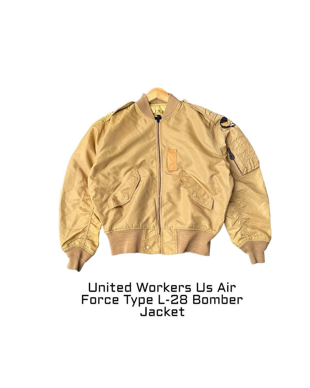 Japanese Brand United Workers Type L-28 Us Air Force Bomber Jacket Size US L / EU 52-54 / 3 - 1 Thumbnail