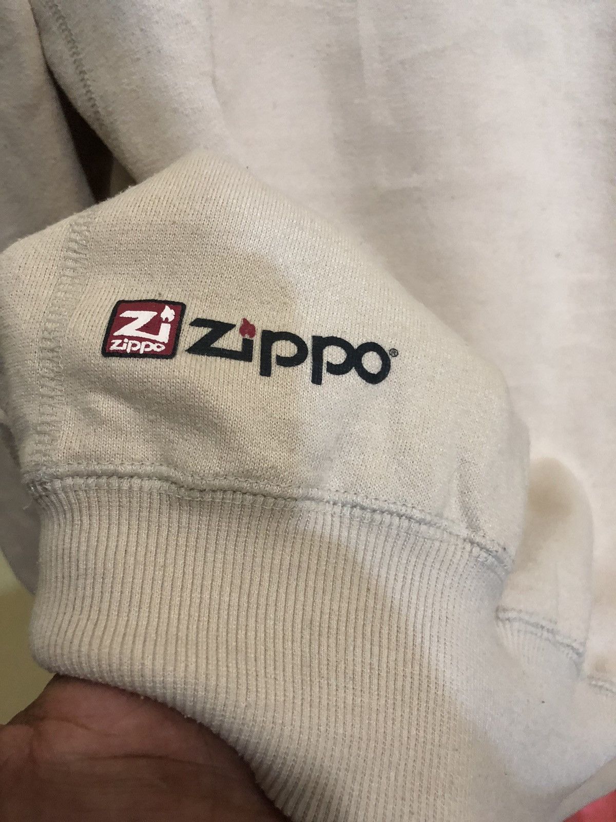 Vintage × Zippo Vintage ZIPPO sweatshirt hodie big logo size XL Size US XL / EU 56 / 4 - 6 Thumbnail