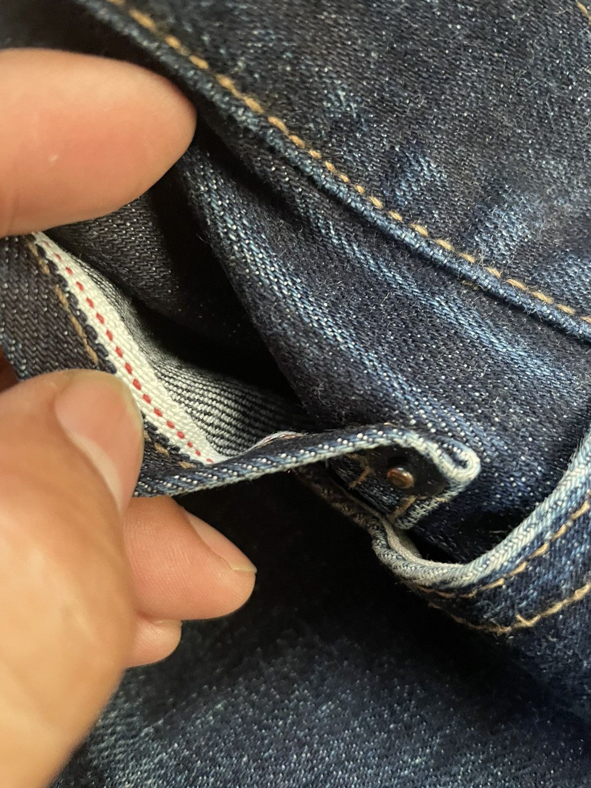 Japanese Brand × Uniqlo Uniqlo Jeans Slim Selvedge Denim Size US 35 - 15 Thumbnail
