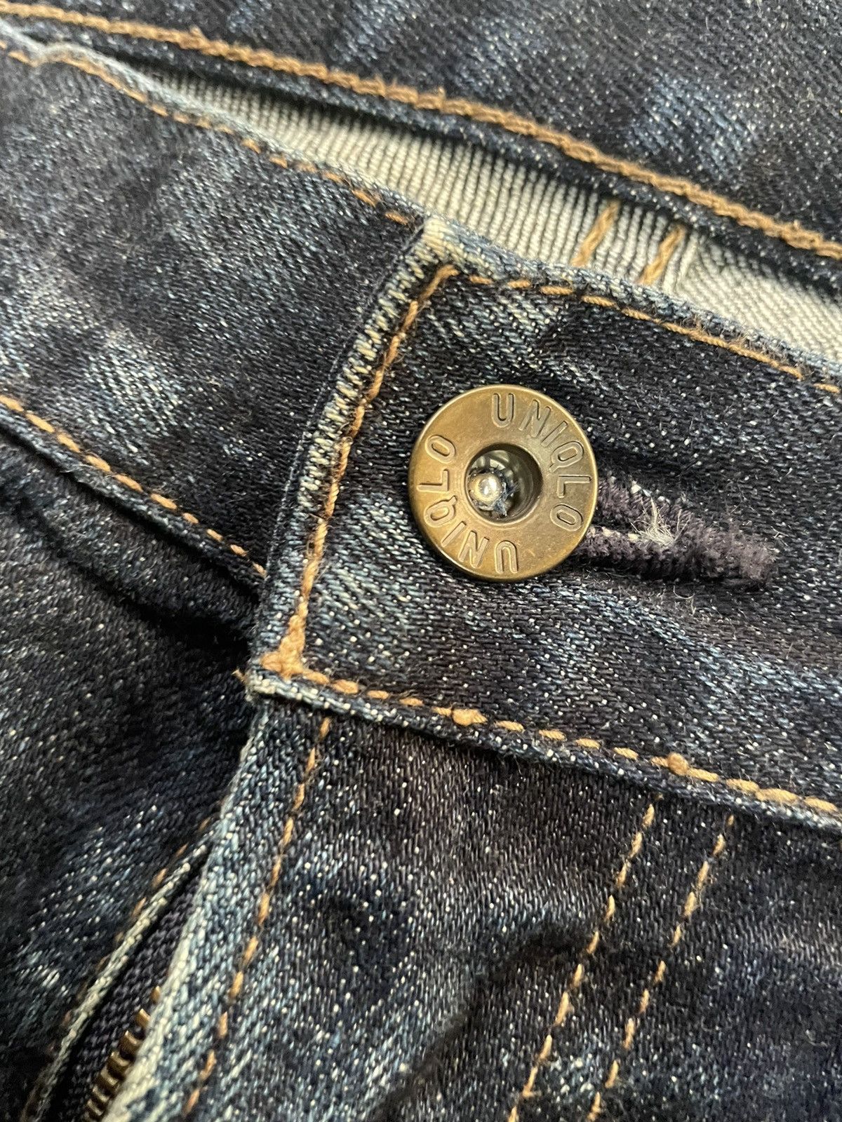 Japanese Brand × Uniqlo Uniqlo Jeans Slim Selvedge Denim Size US 35 - 16 Thumbnail