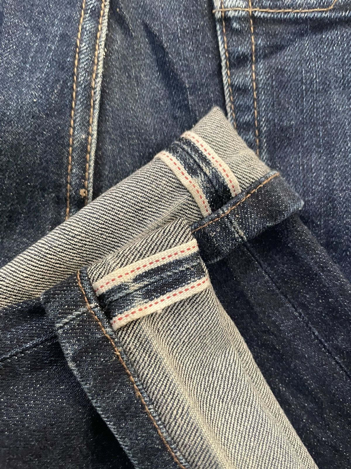 Japanese Brand × Uniqlo Uniqlo Jeans Slim Selvedge Denim Size US 35 - 10 Thumbnail