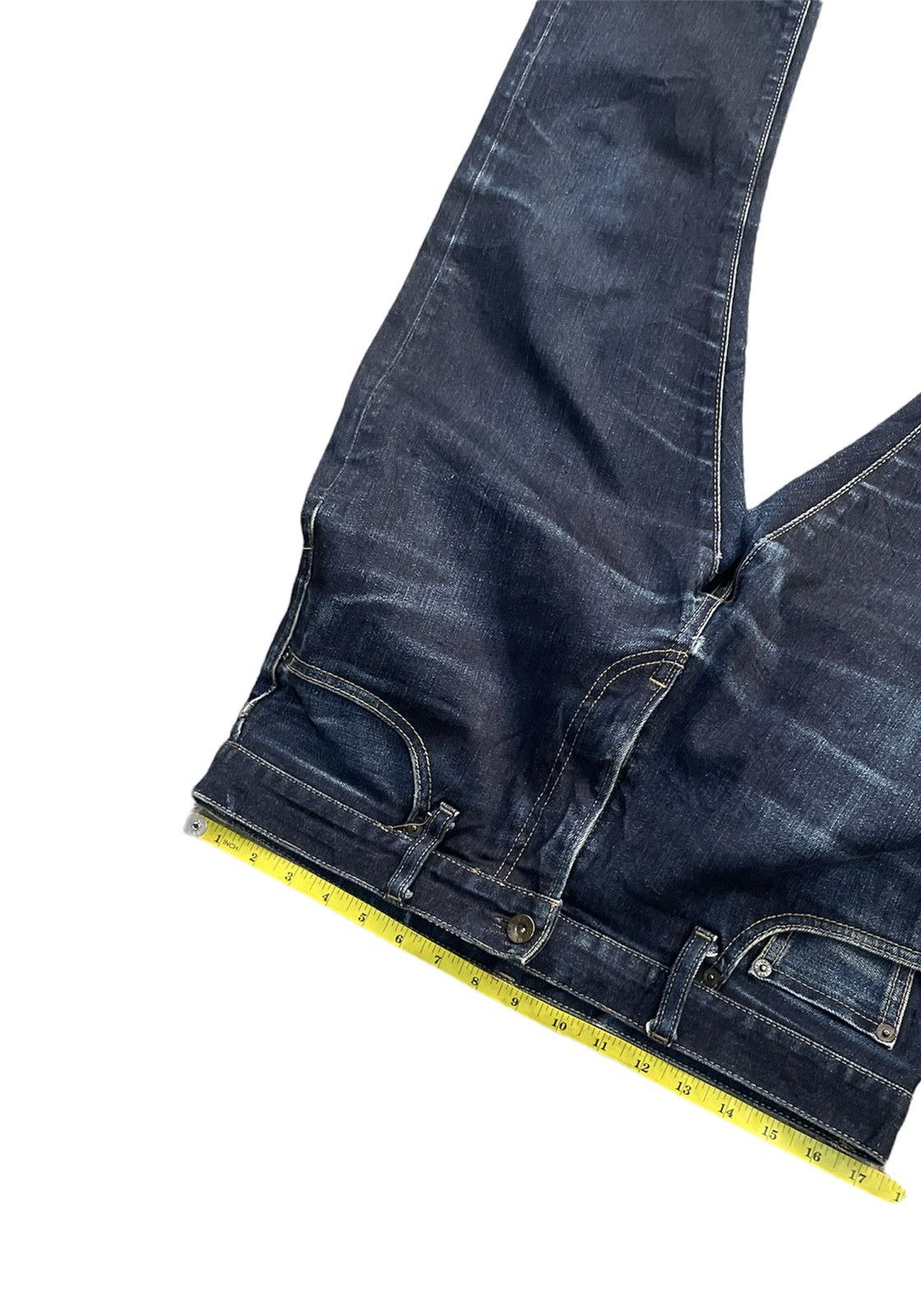 Japanese Brand × Uniqlo Uniqlo Jeans Slim Selvedge Denim Size US 35 - 2 Thumbnail
