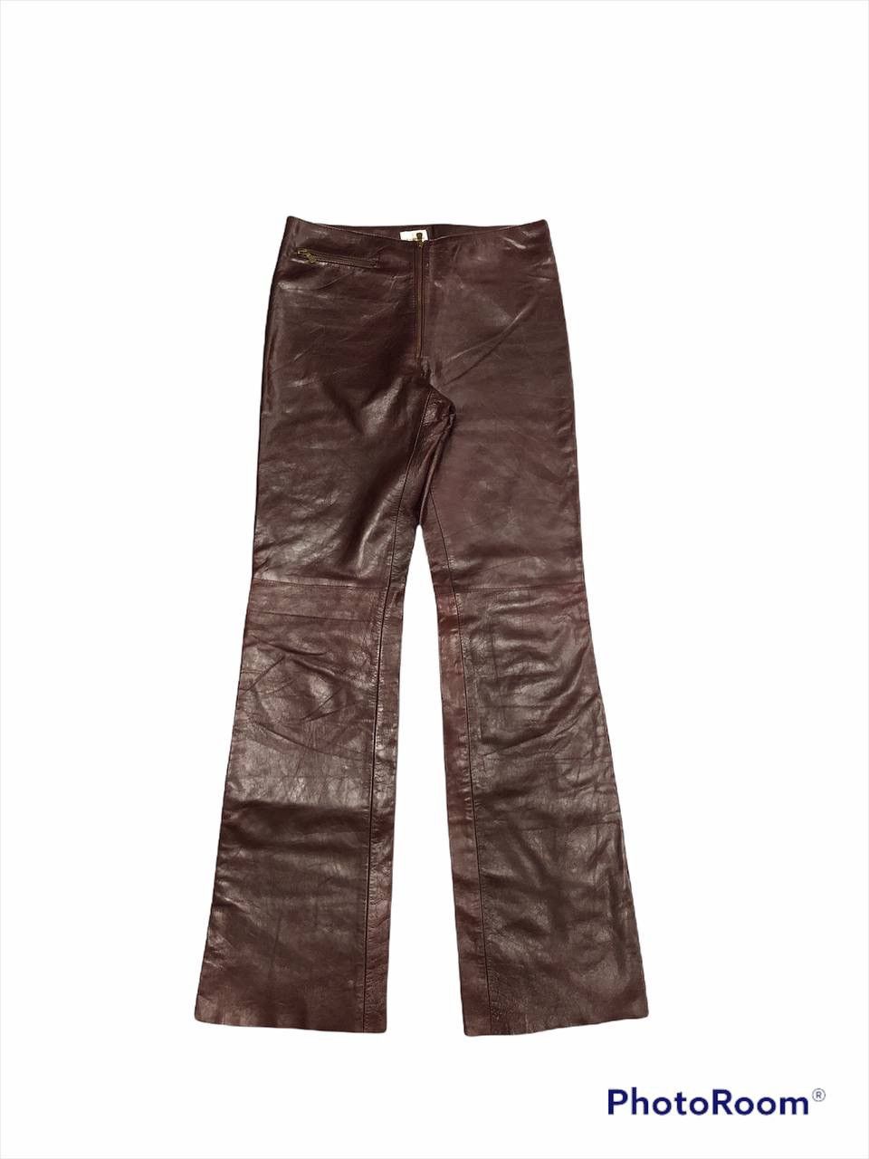Vintage Calvin Klien Jeans Leather Trousers Pants