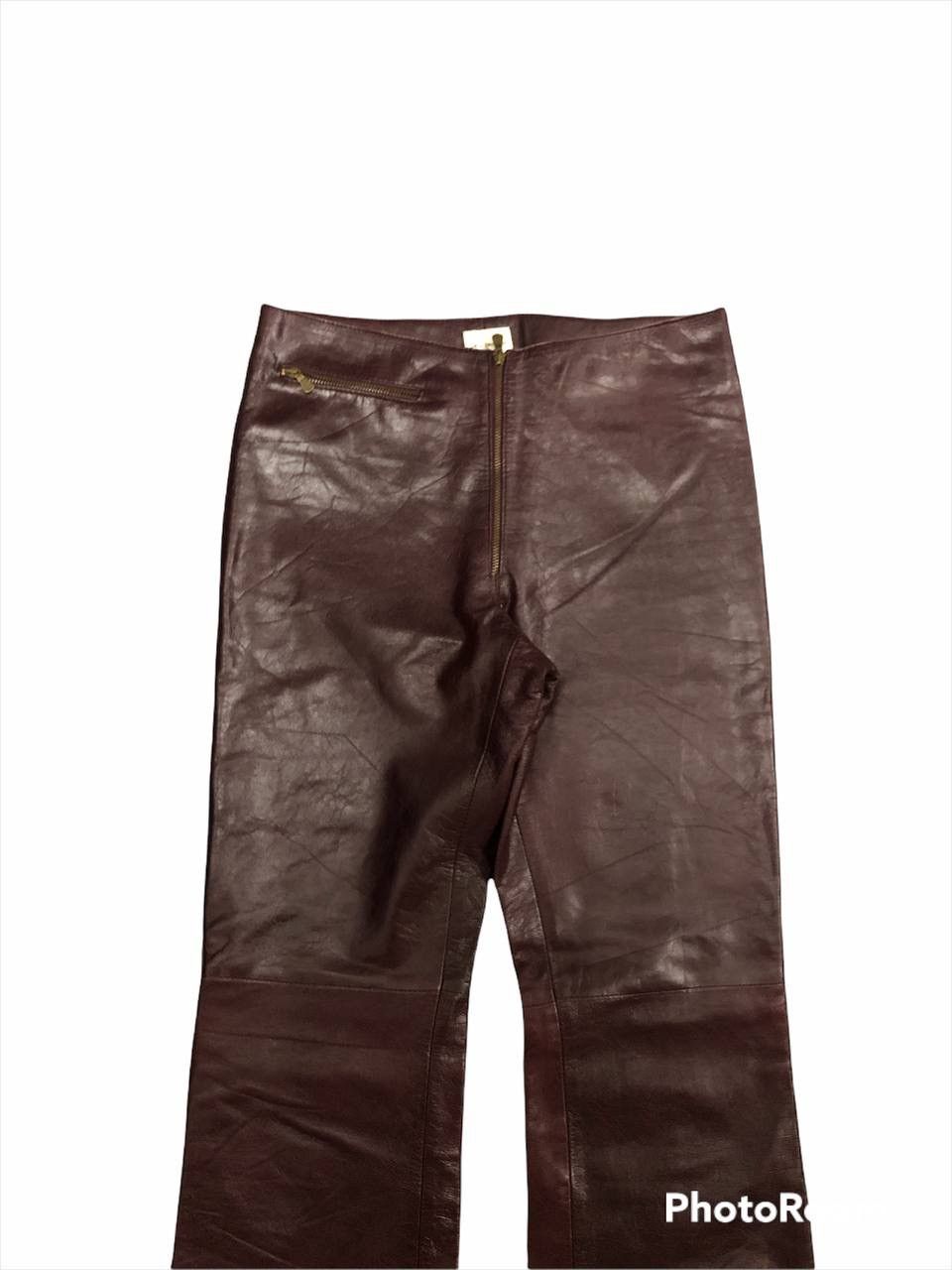Calvin Klein Vintage Calvin Klien Jeans Leather Trousers Pants Size US 28 / EU 44 - 5 Thumbnail