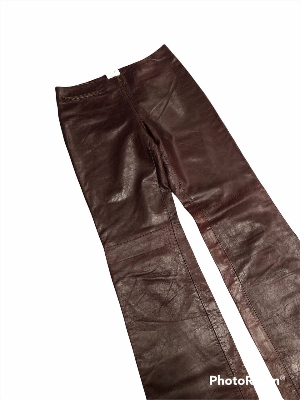 Calvin Klein Vintage Calvin Klien Jeans Leather Trousers Pants Size US 28 / EU 44 - 3 Thumbnail