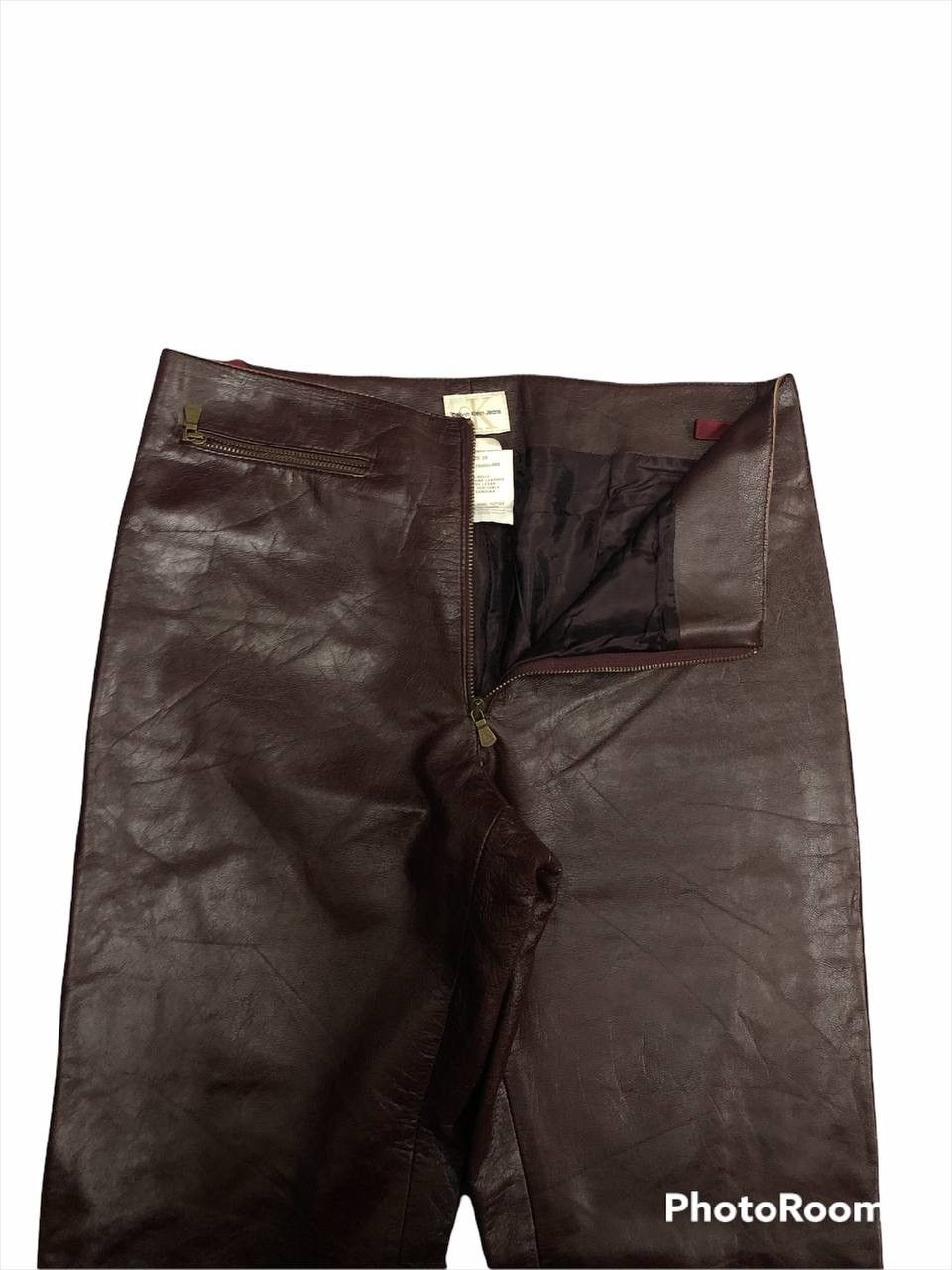 Calvin Klein Vintage Calvin Klien Jeans Leather Trousers Pants Size US 28 / EU 44 - 7 Thumbnail