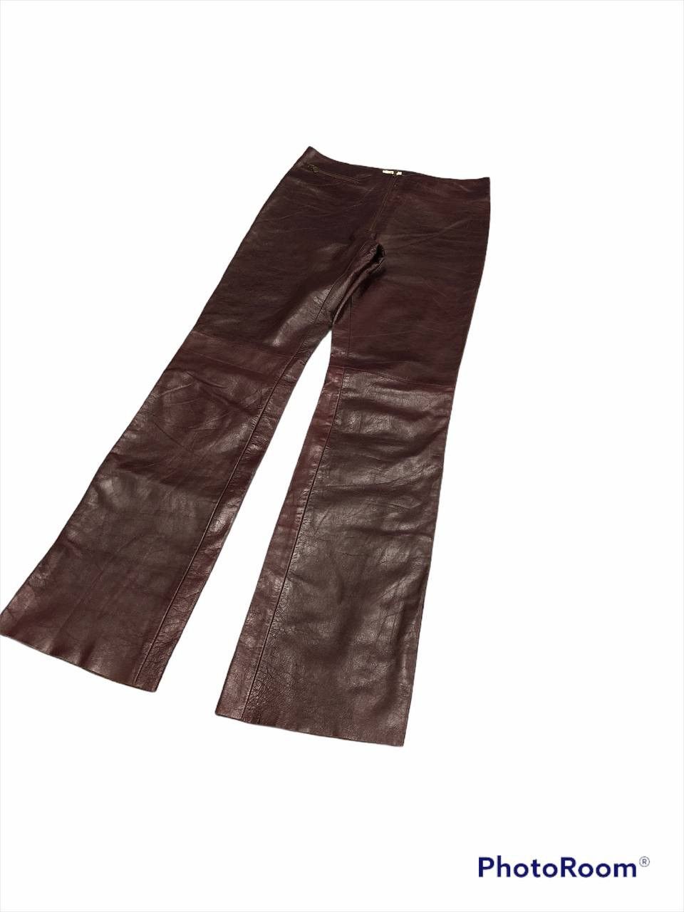 Calvin Klein Vintage Calvin Klien Jeans Leather Trousers Pants Size US 28 / EU 44 - 4 Thumbnail