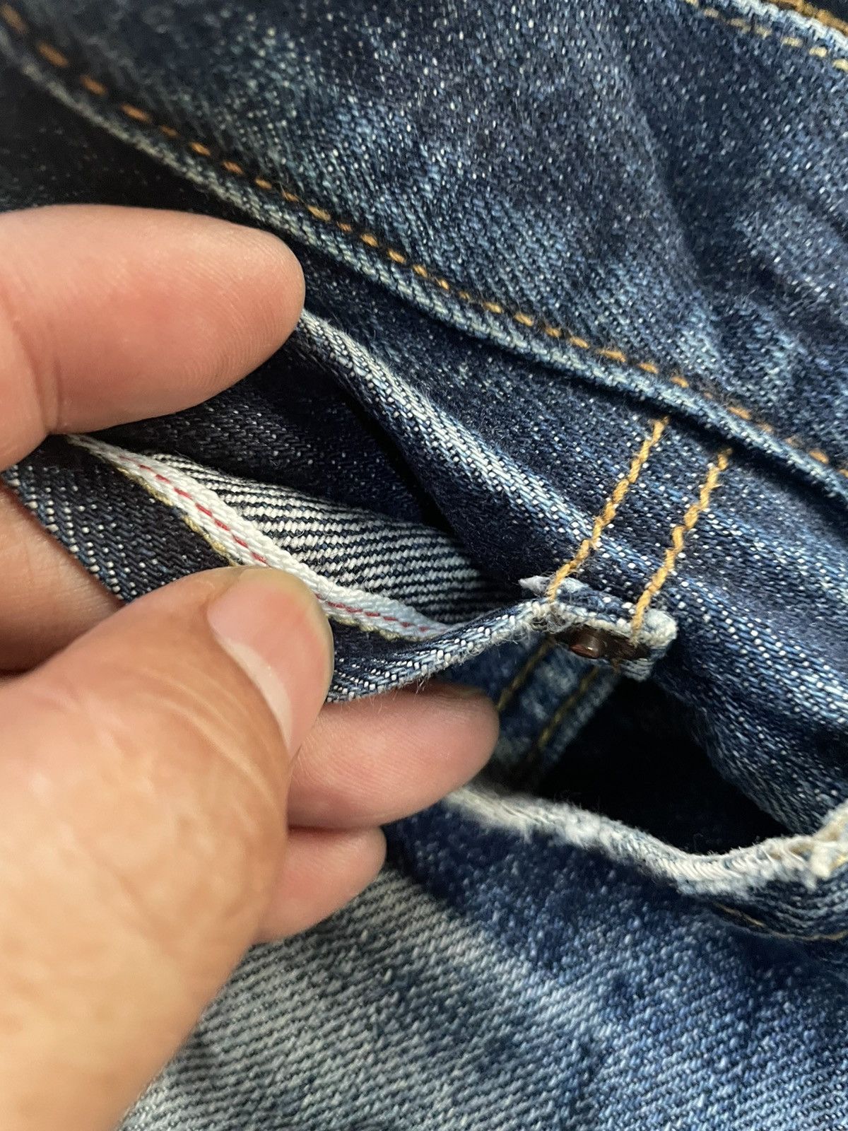 Japanese Brand × Uniqlo Uniqlo Kaihara Regular Selvedge Denim Size US 33 - 19 Thumbnail