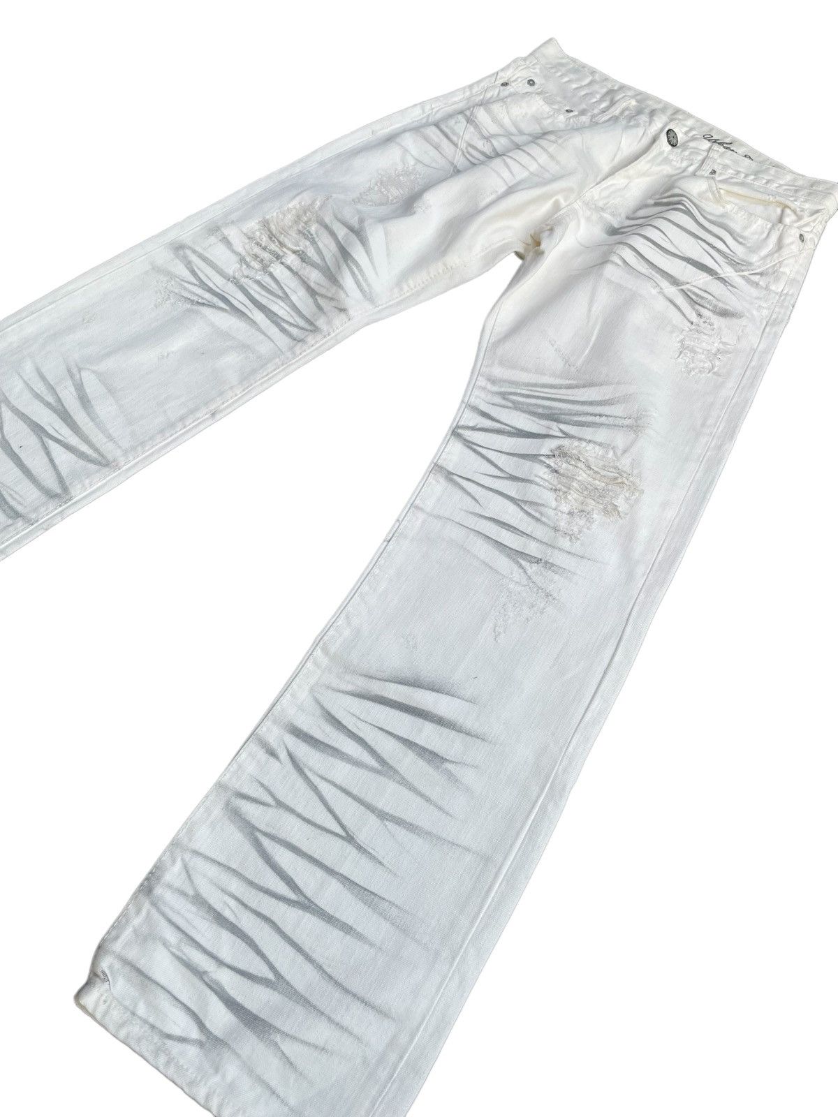Japanese Brand Urban Craft Custom Distresed Denim Size US 33 - 3 Thumbnail