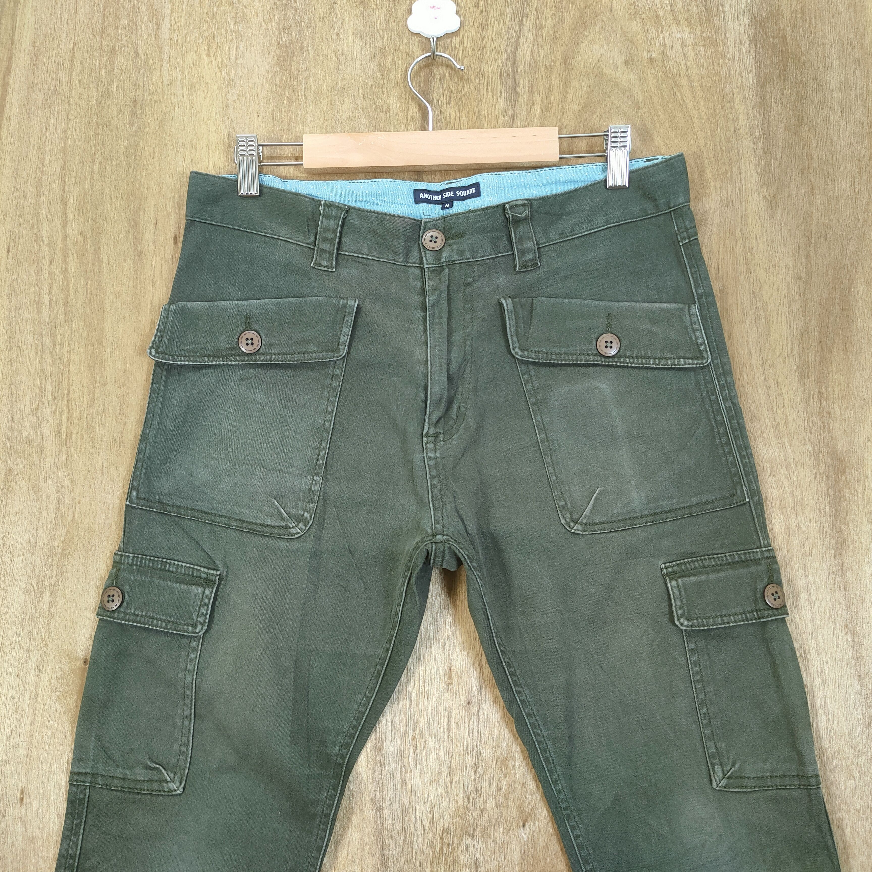 Japanese Brand VINTAGE JAPANESE BRAND FADED CARGO PANTS Size US 30 / EU 46 - 2 Thumbnail