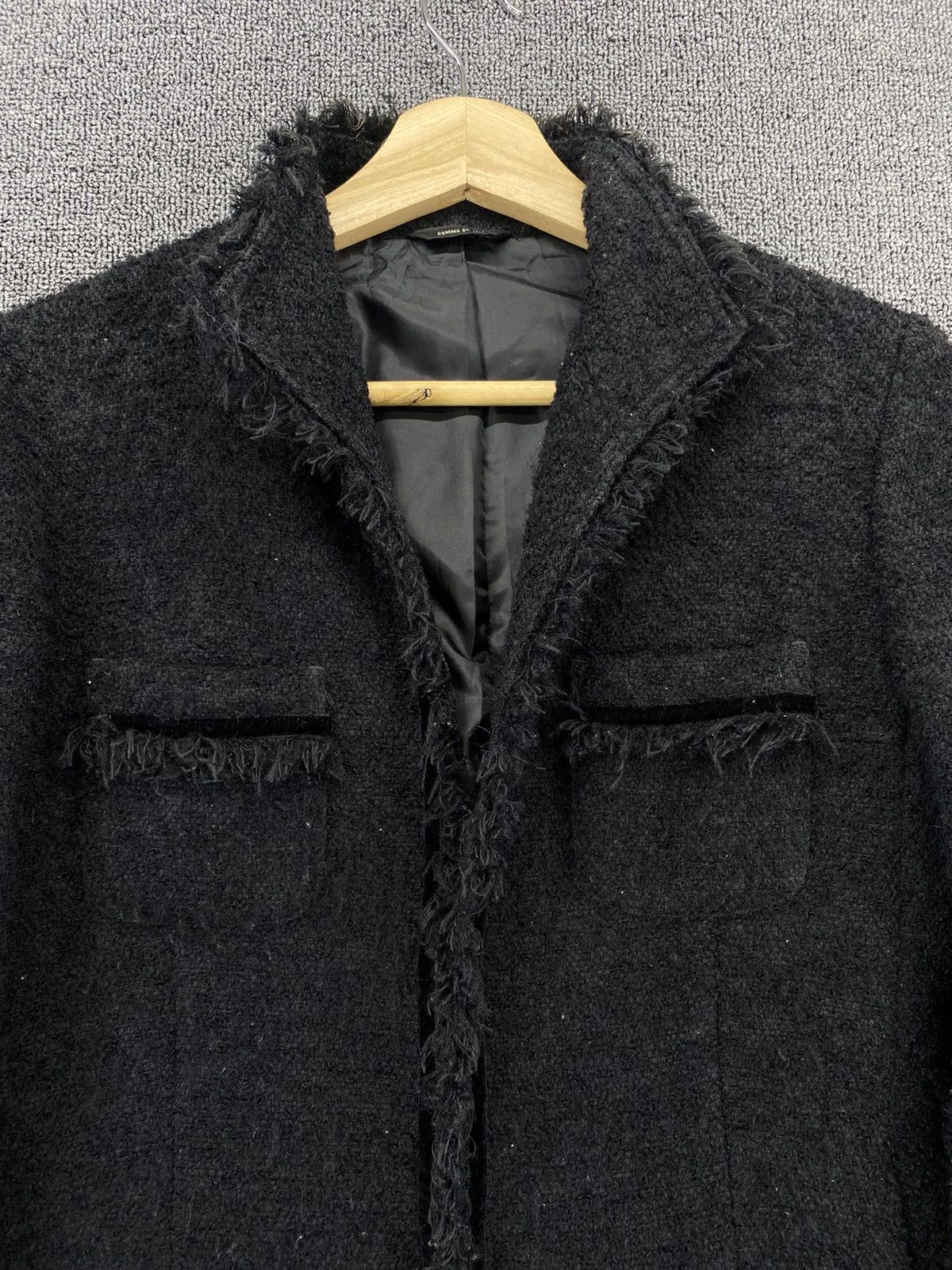 Comme Ca Ism Vintage Comme Ca Ism Fur Cardigan Chanel Style Tweed Jacket Size M / US 6-8 / IT 42-44 - 7 Thumbnail