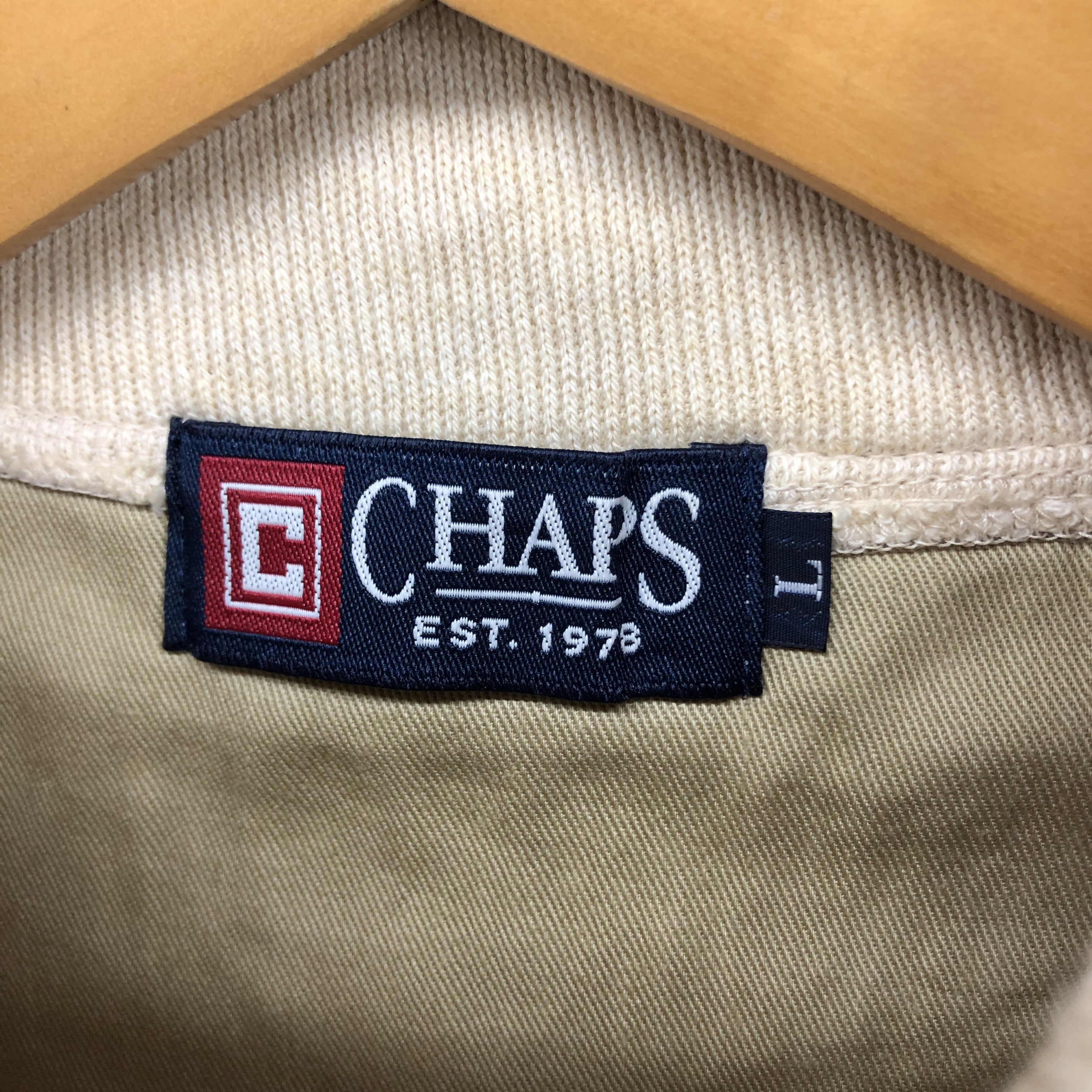 Chaps CHAPS Turtle Neck Stripe Sweatshirt #07-01 Size US M / EU 48-50 / 2 - 5 Thumbnail