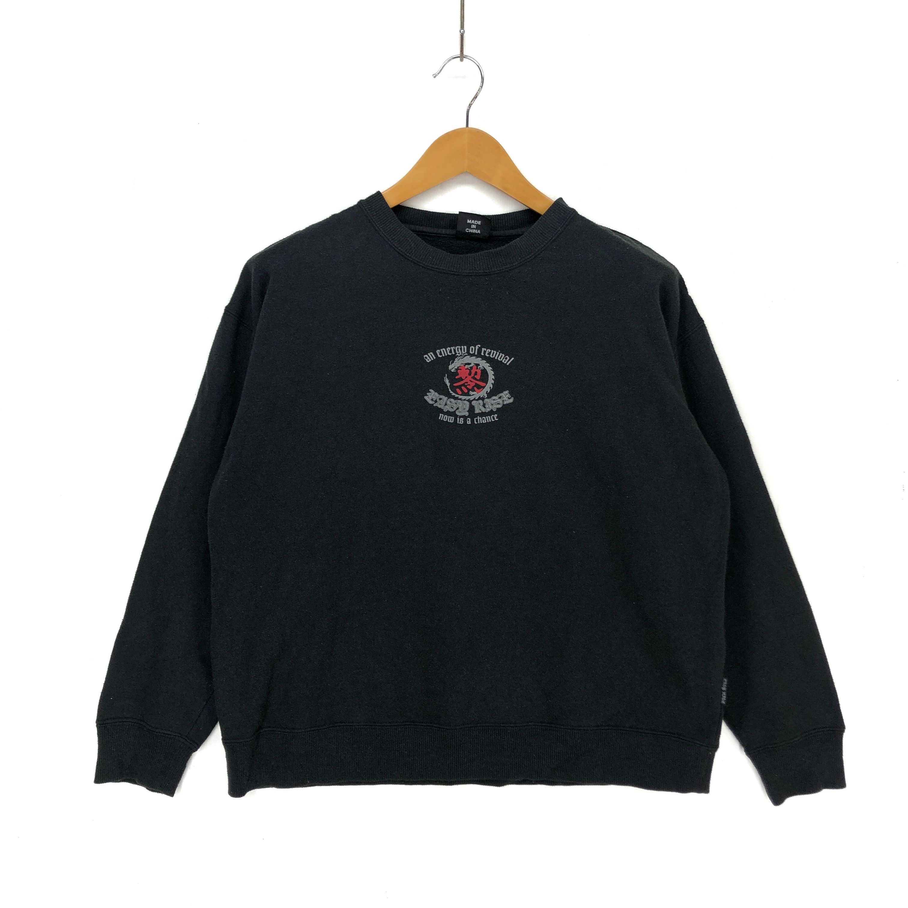 Japanese Brand EASY RASE Crew Neck Sweatshirt #1545-57 Size US L / EU 52-54 / 3 - 3 Thumbnail
