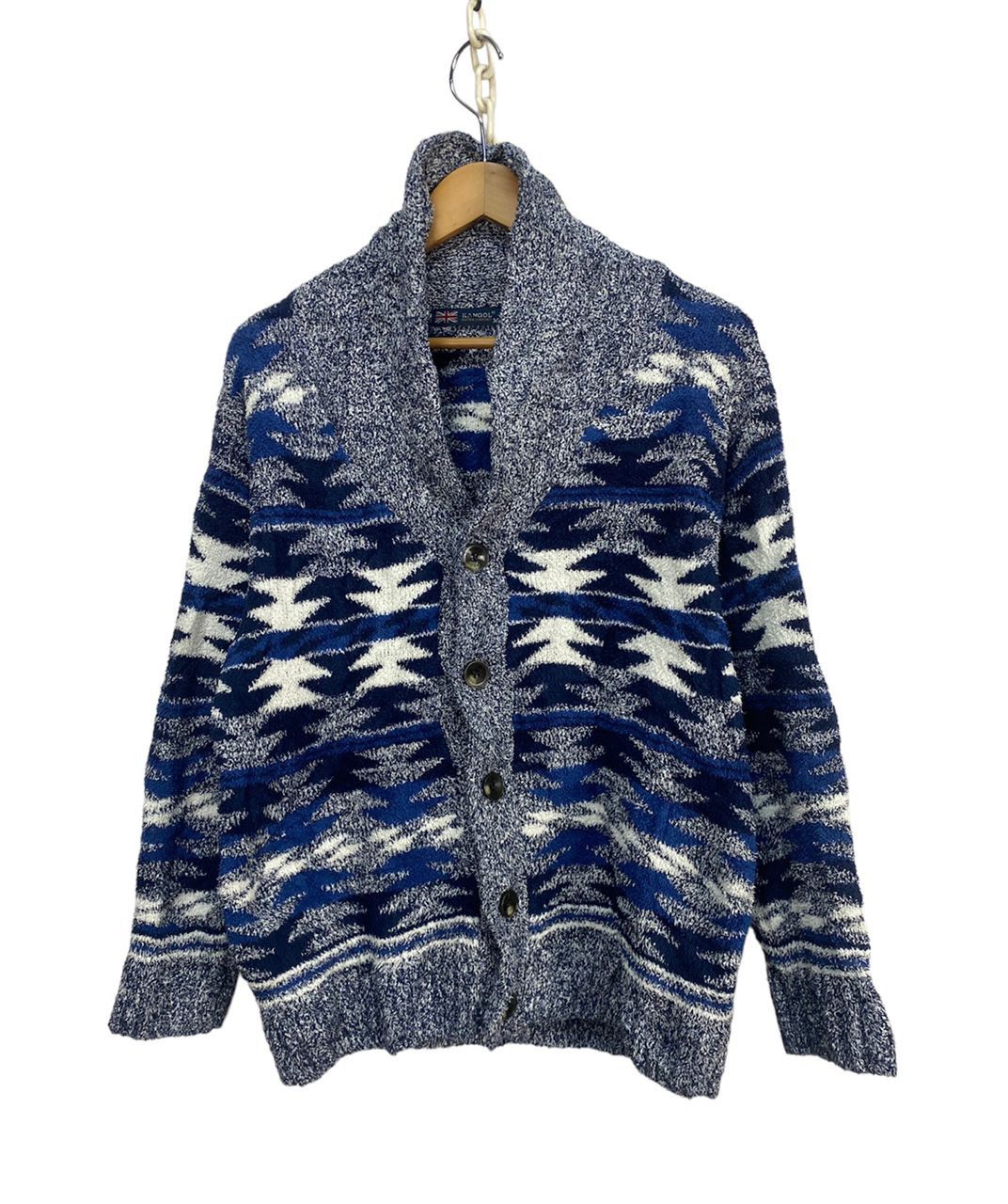 Kangol native printed knit jacket