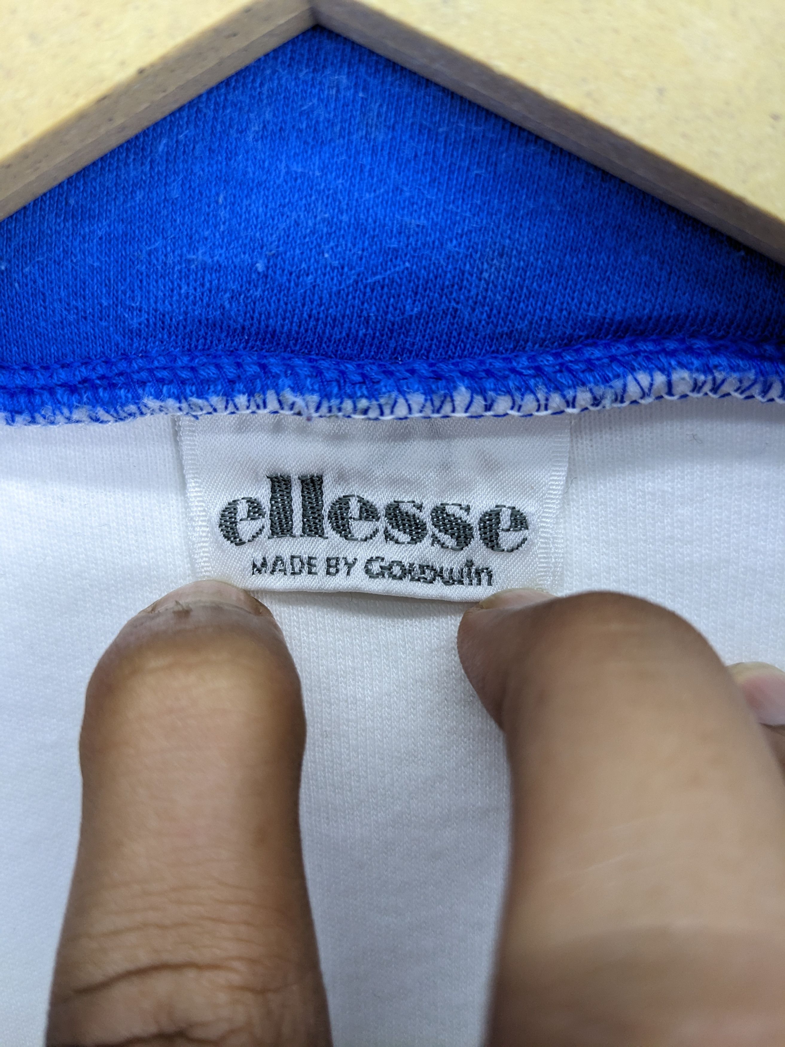 Ellesse × Goldwin × Japanese Brand Vintage Ellesse Made By Goldwin Long Sleeve Half Zip Size US S / EU 44-46 / 1 - 5 Thumbnail