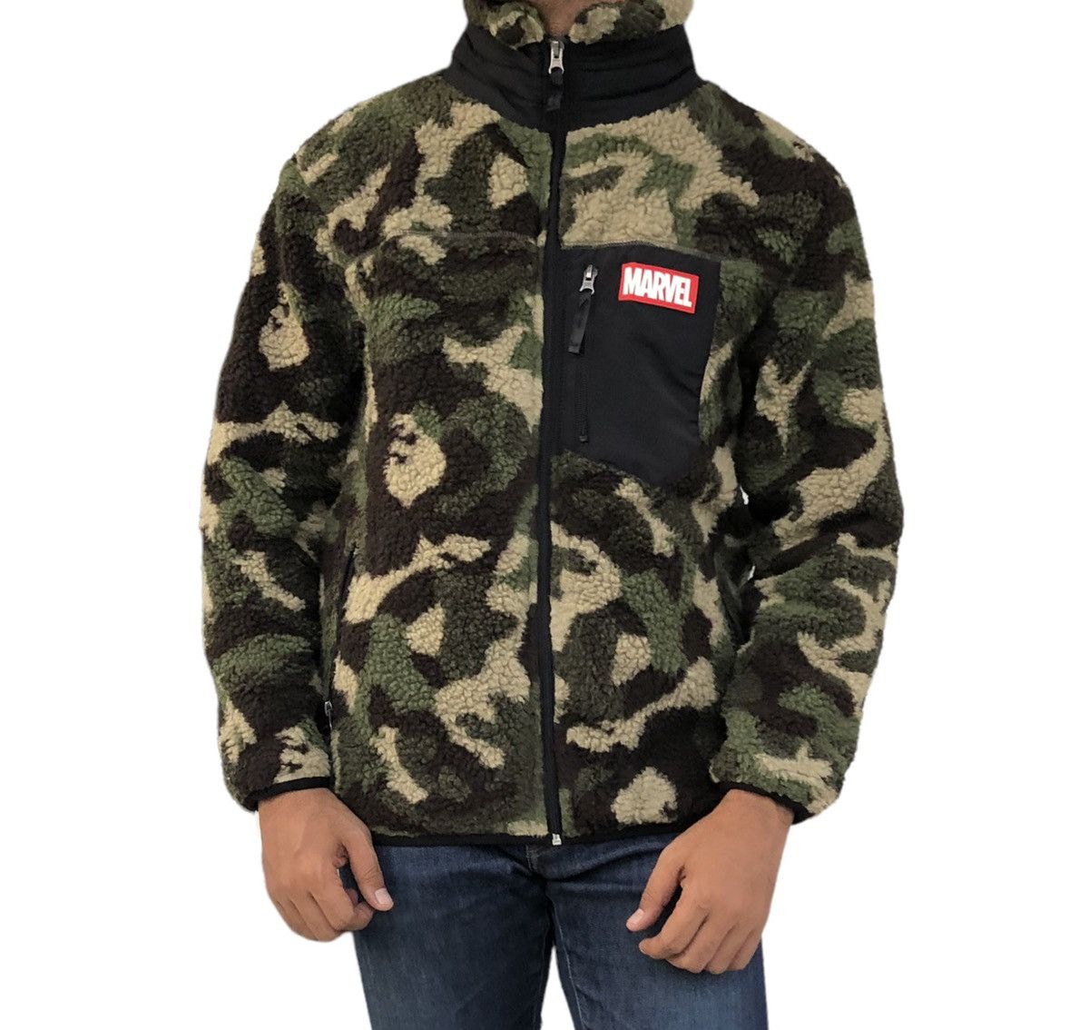 Marvel Comics Marvel Japan Camo Fleece Jacket Size US M / EU 48-50 / 2 - 1 Thumbnail