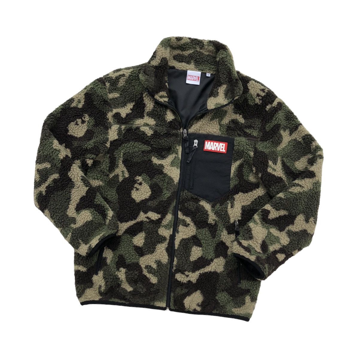 Marvel Comics Marvel Japan Camo Fleece Jacket Size US M / EU 48-50 / 2 - 3 Thumbnail