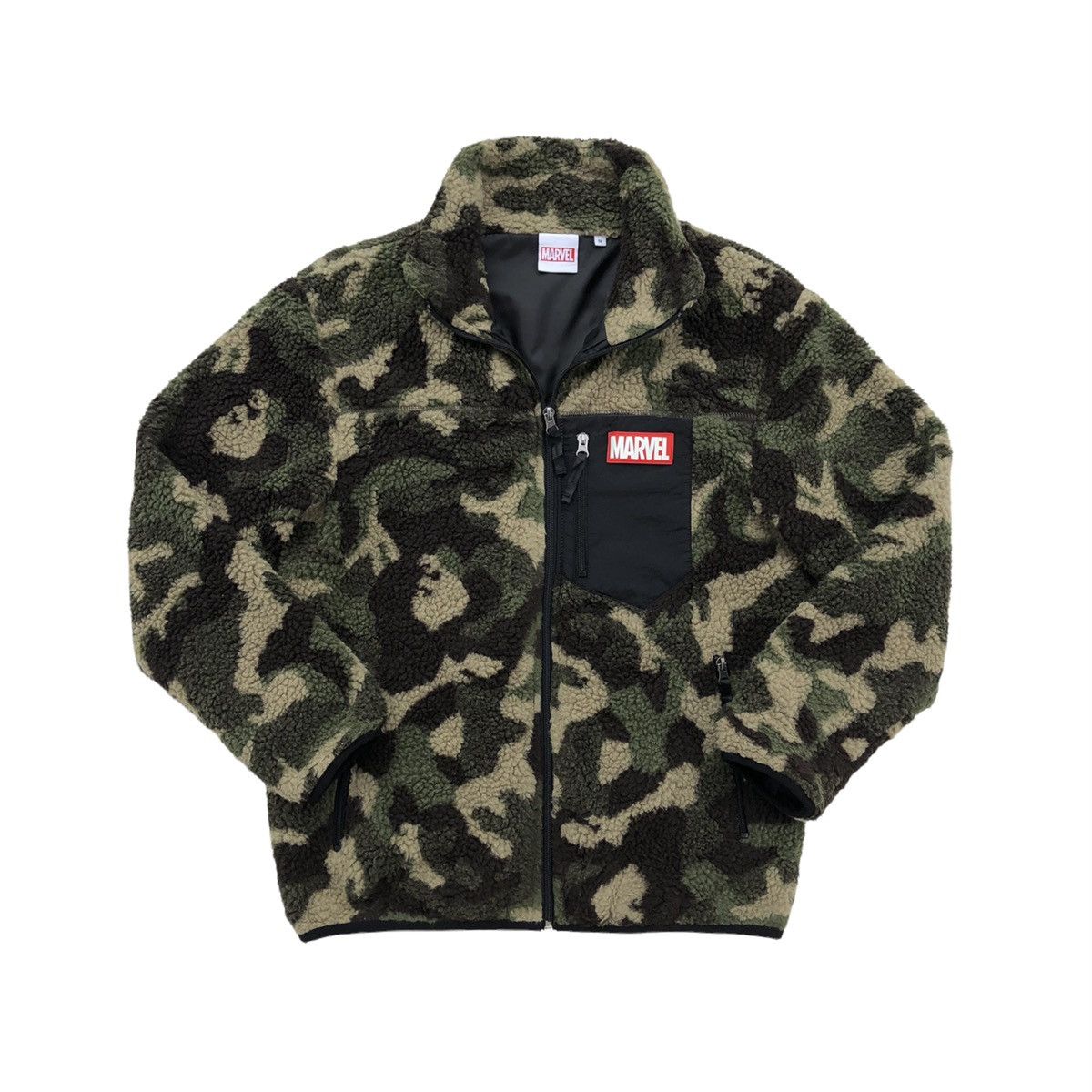 Marvel Comics Marvel Japan Camo Fleece Jacket Size US M / EU 48-50 / 2 - 2 Thumbnail