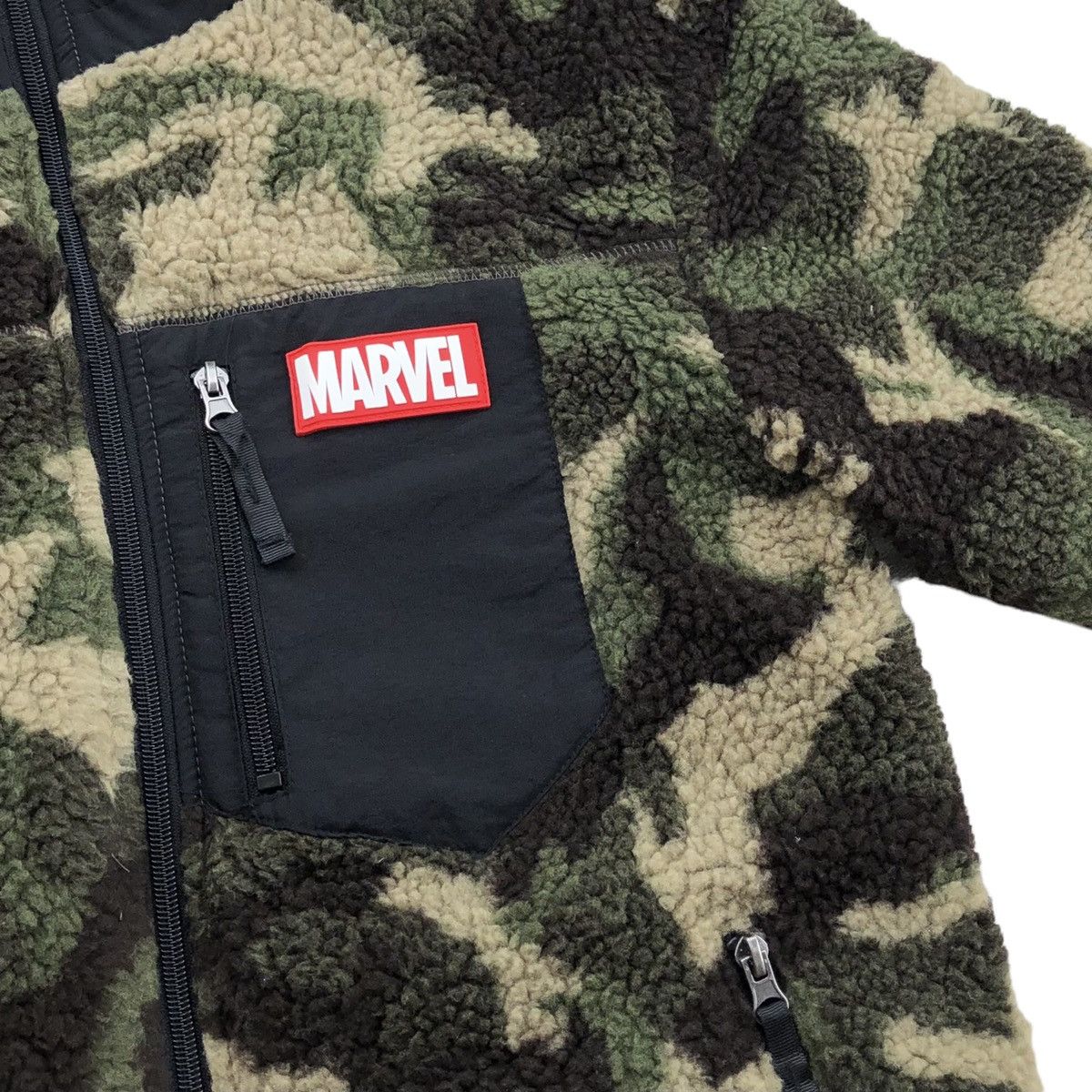 Marvel Comics Marvel Japan Camo Fleece Jacket Size US M / EU 48-50 / 2 - 4 Thumbnail