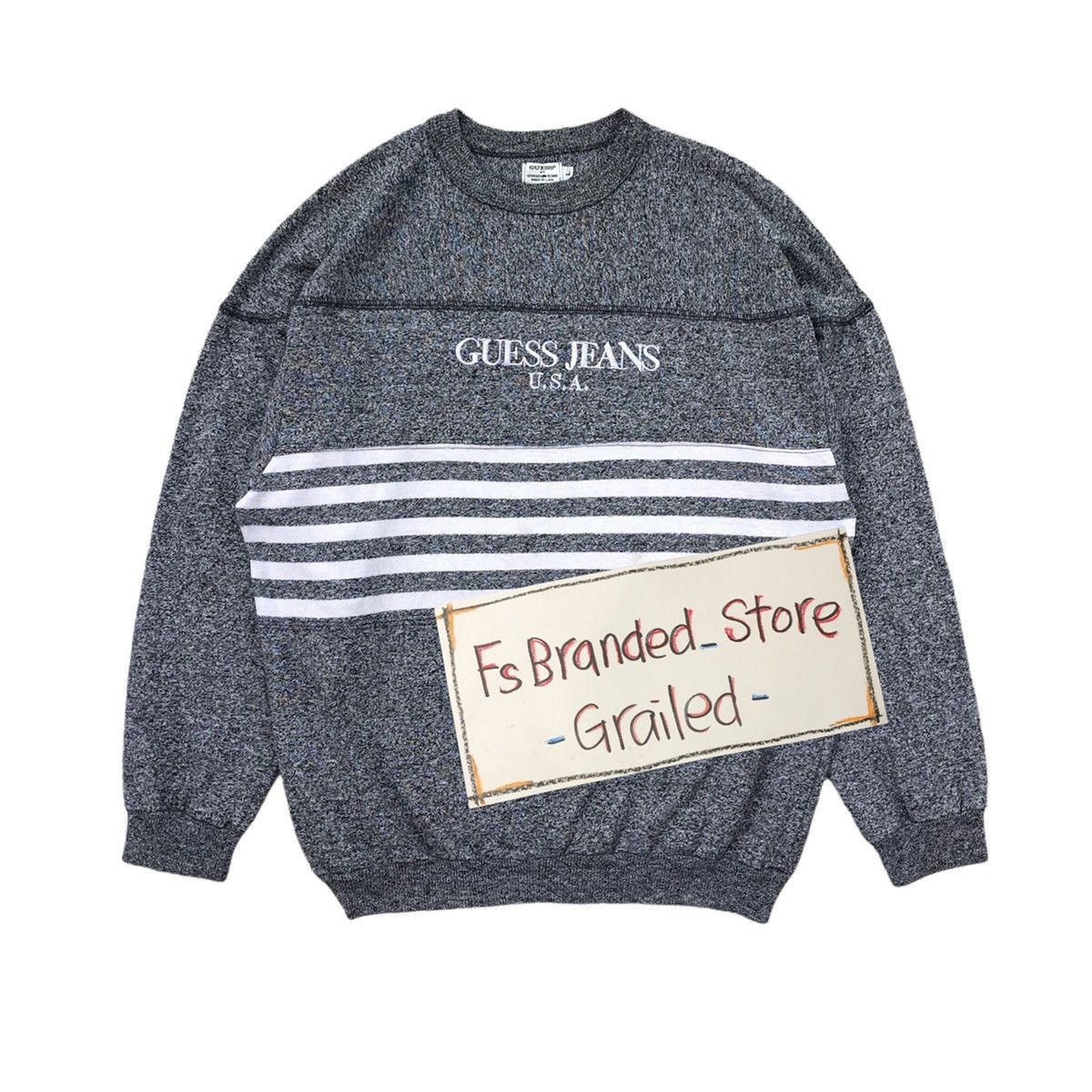 Guess Vintage 90s Guess by Georges Marciano Embroidery Sweatshirt Size US M / EU 48-50 / 2 - 5 Thumbnail