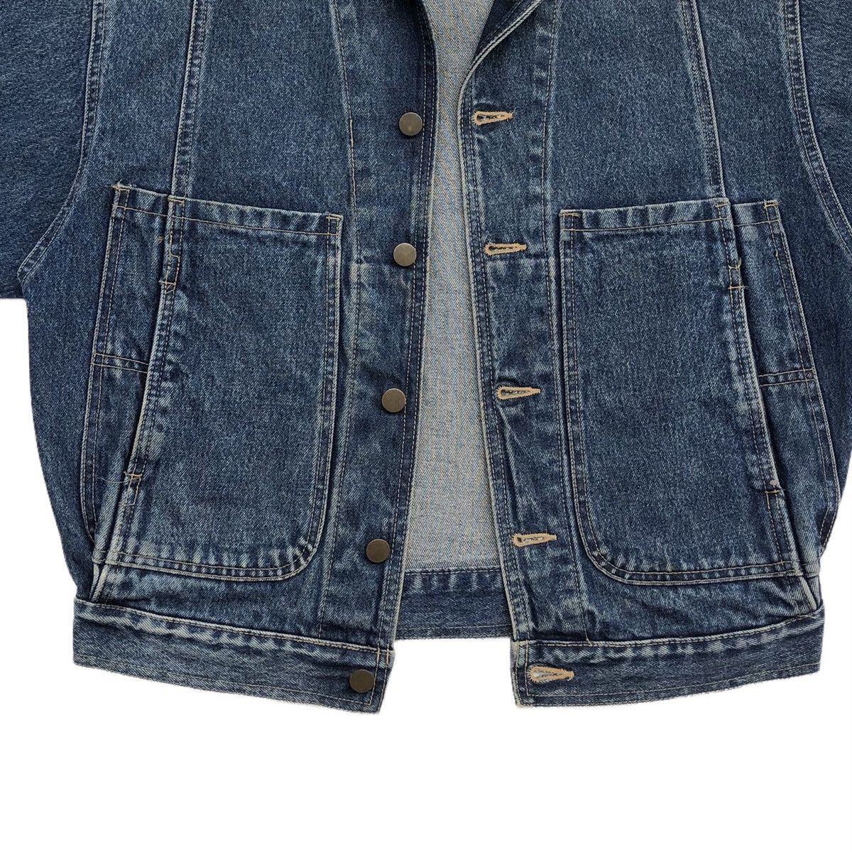 Vintage 🔥RARE🔥VTG 80s Fred Hutchinson baseball player denim jacket Size US M / EU 48-50 / 2 - 8 Thumbnail