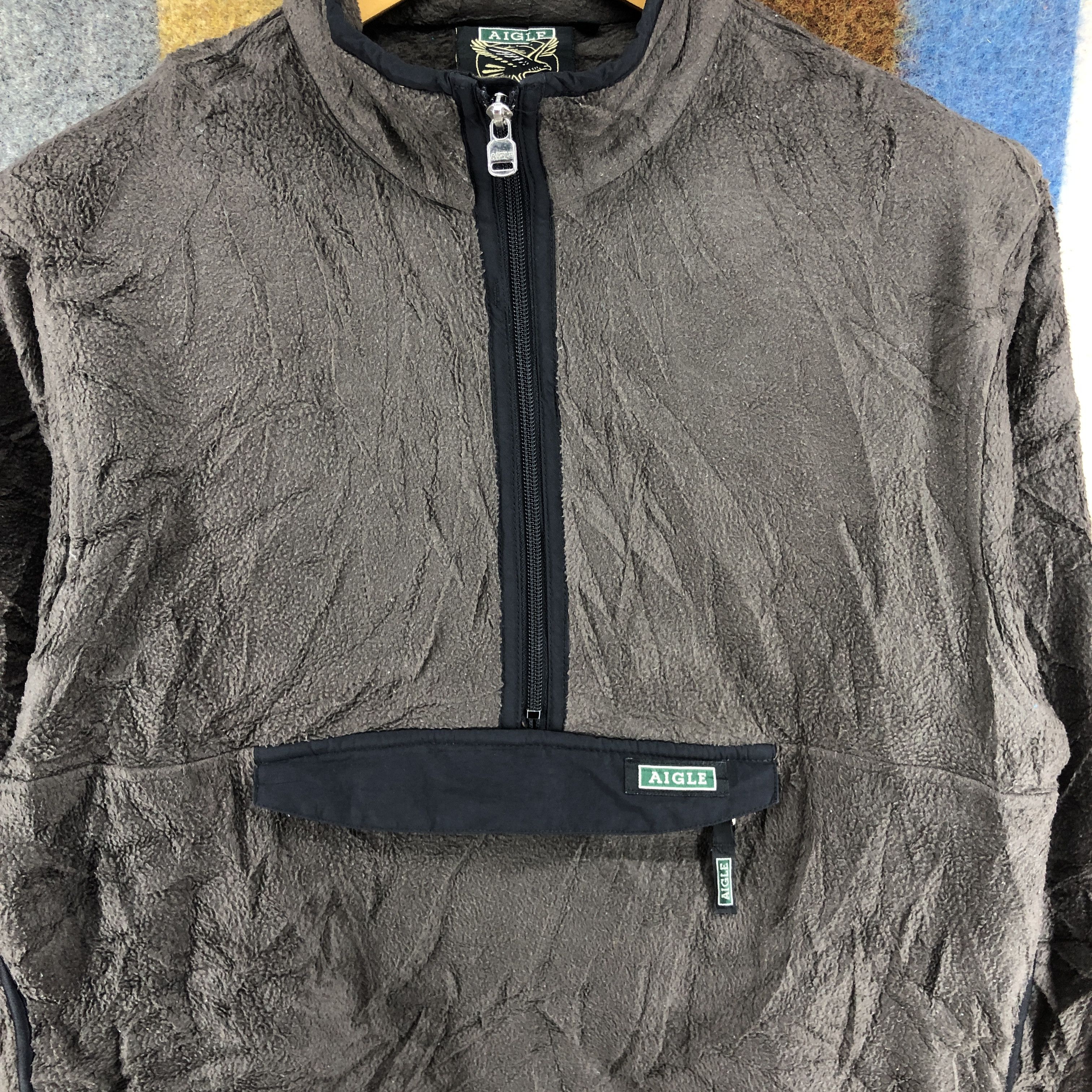Aigle AIGLE DEPUIS 1853 Fleece Anorak #024/B Size US M / EU 48-50 / 2 - 2 Thumbnail
