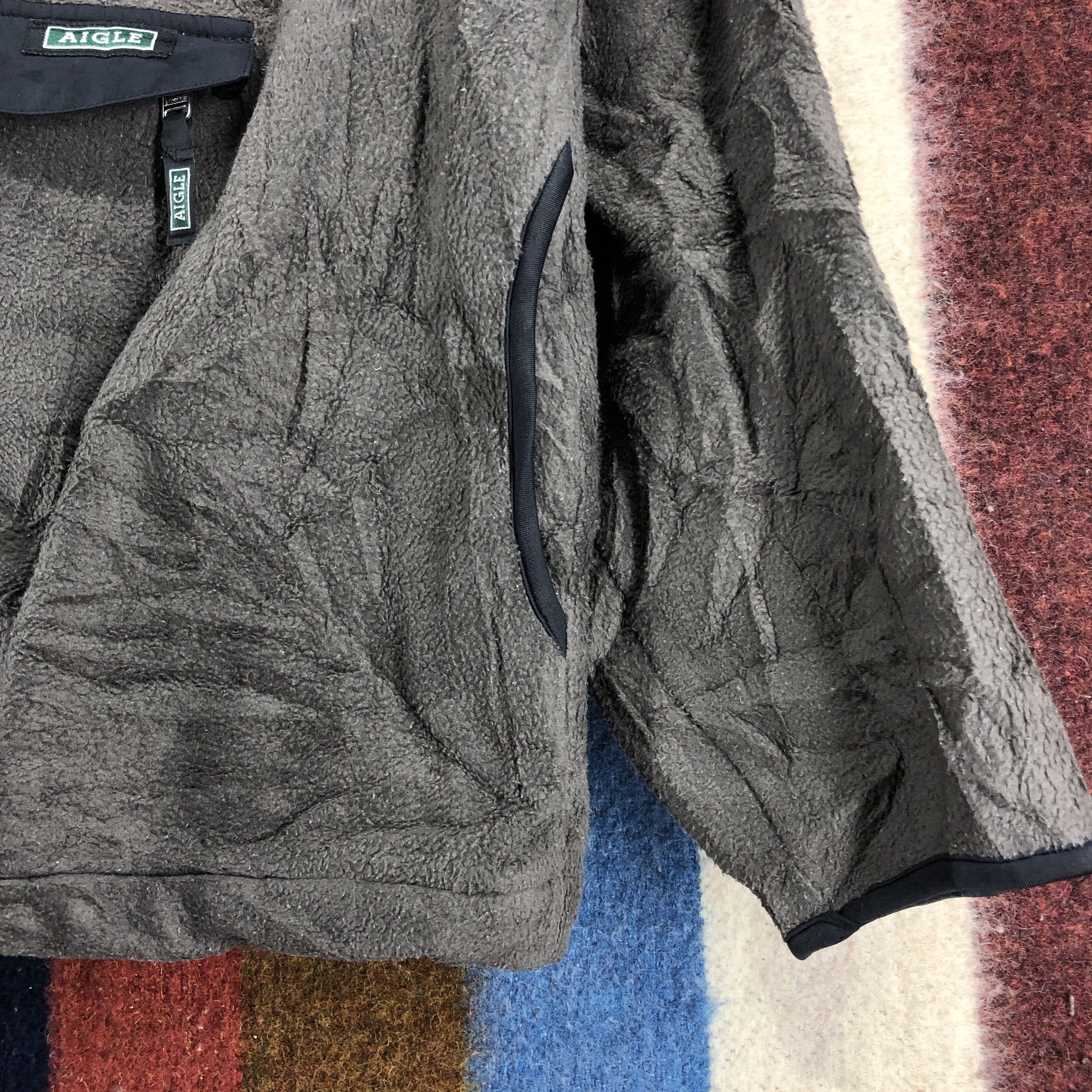 Aigle AIGLE DEPUIS 1853 Fleece Anorak #024/B Size US M / EU 48-50 / 2 - 4 Thumbnail
