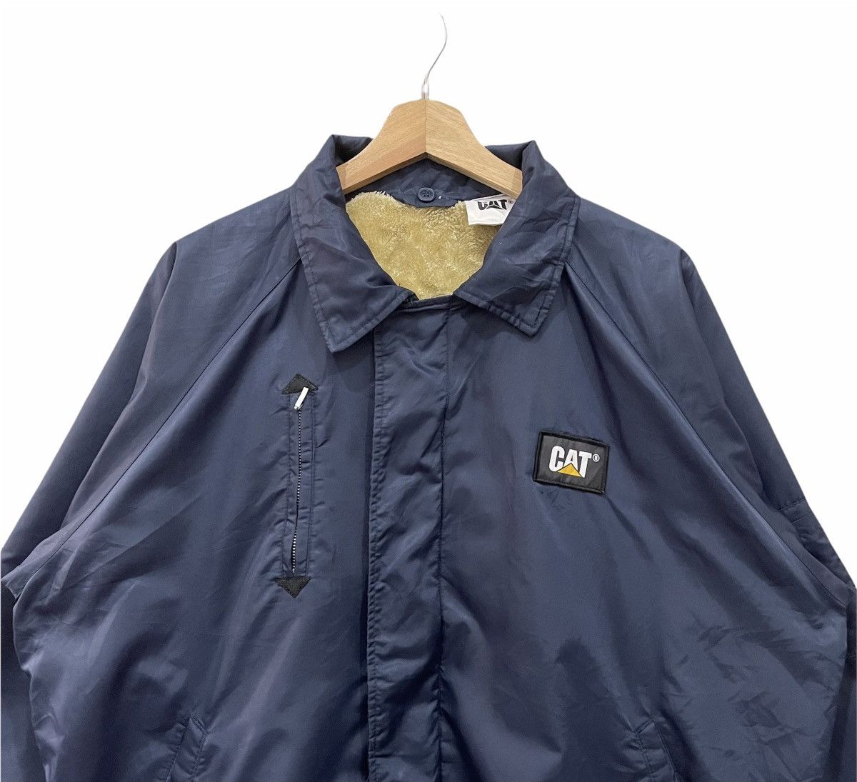 Caterpillar × Vintage Vintage 90s Caterpillar Bomber Jacket Size US XL / EU 56 / 4 - 4 Thumbnail