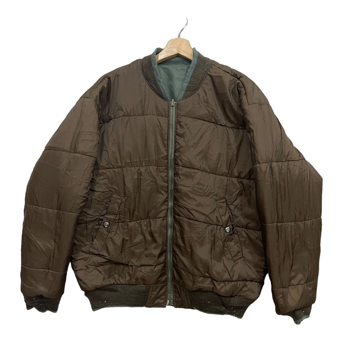 Vintage Vintage Creeks Reversible Military Bomber Flight Jacket Size US M / EU 48-50 / 2 - 3 Thumbnail