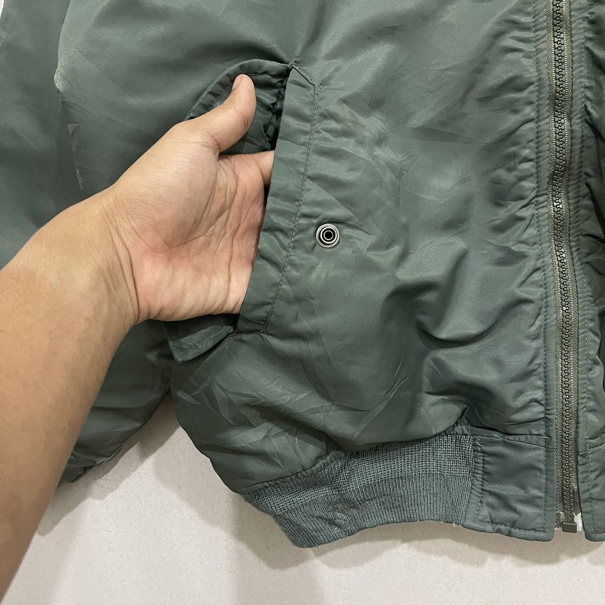 Vintage Vintage Creeks Reversible Military Bomber Flight Jacket Size US M / EU 48-50 / 2 - 12 Thumbnail