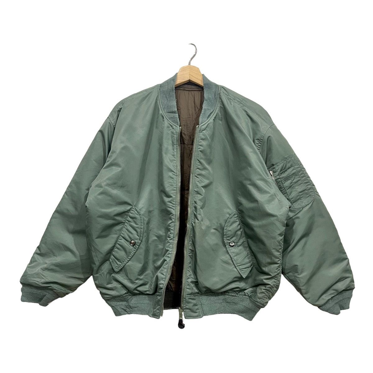 Vintage Vintage Creeks Reversible Military Bomber Flight Jacket Size US M / EU 48-50 / 2 - 10 Thumbnail