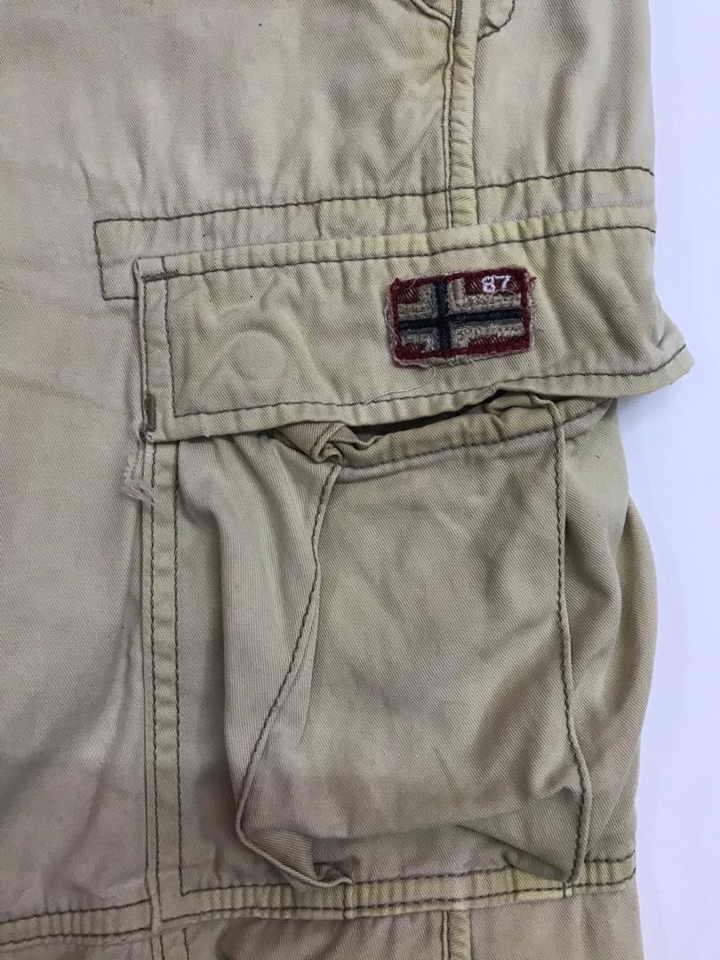Japanese Brand × Napapijri Distressed NAPAPIJRI cargo/tactical/mutipocket/outdoor Size US 31 - 9 Thumbnail