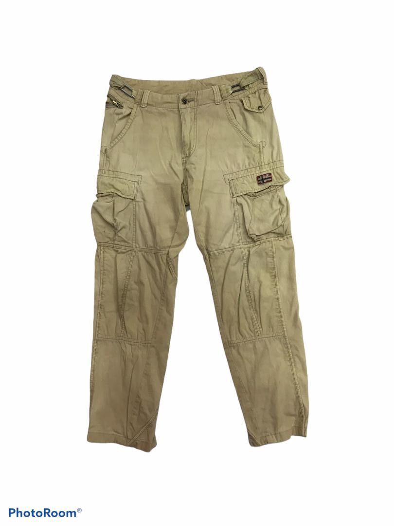 Japanese Brand × Napapijri Distressed NAPAPIJRI cargo/tactical/mutipocket/outdoor Size US 31 - 1 Thumbnail