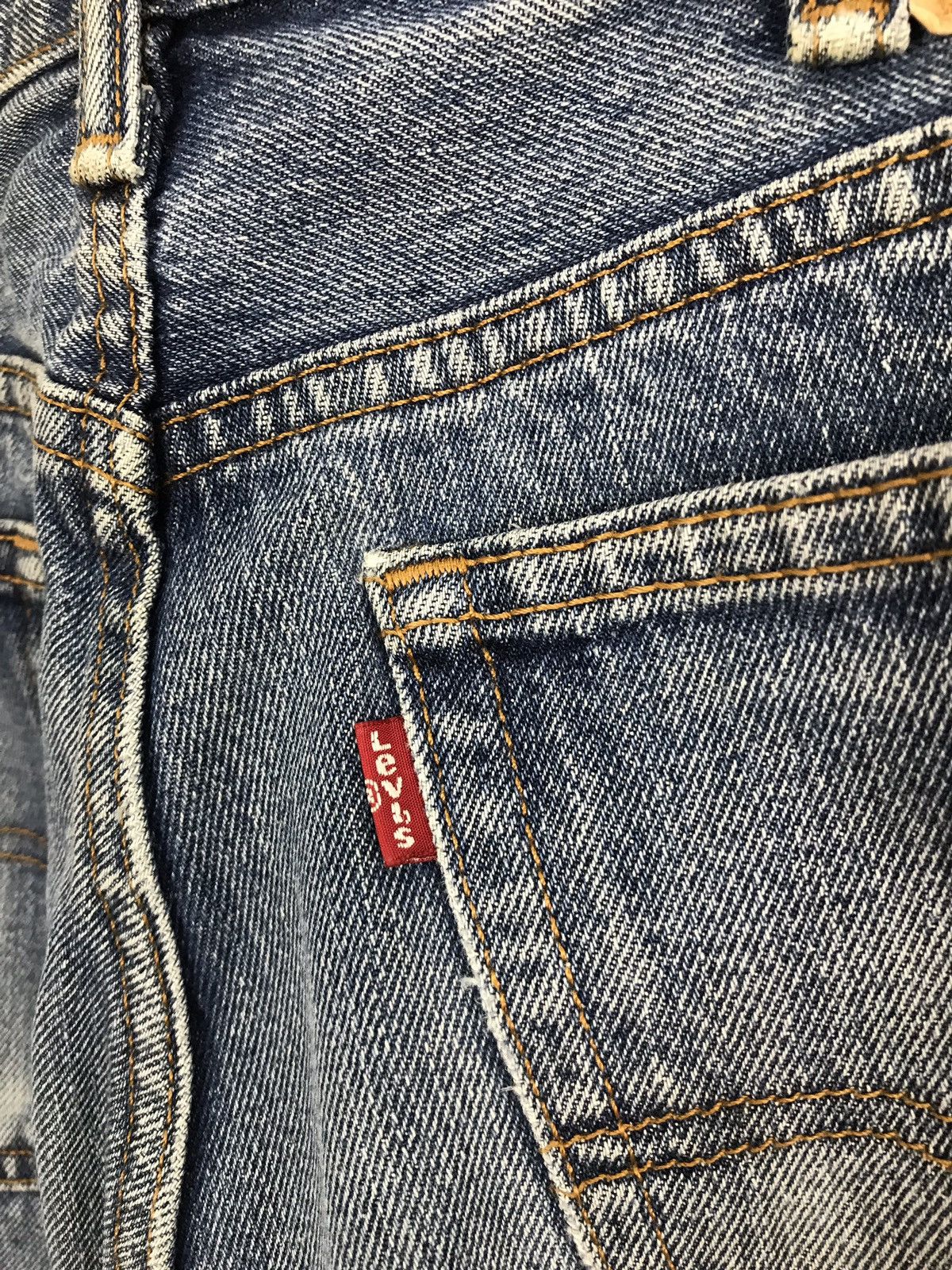 Levi's Vintage Clothing Levis 517 Distressed Denim Jeans Pant beauty fade Size US 33 - 13 Thumbnail