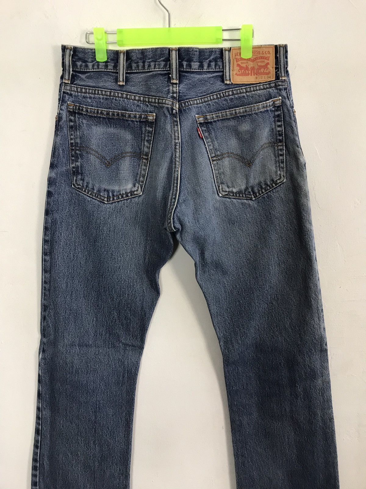 Levi's Vintage Clothing Levis 517 Distressed Denim Jeans Pant beauty fade Size US 33 - 10 Thumbnail